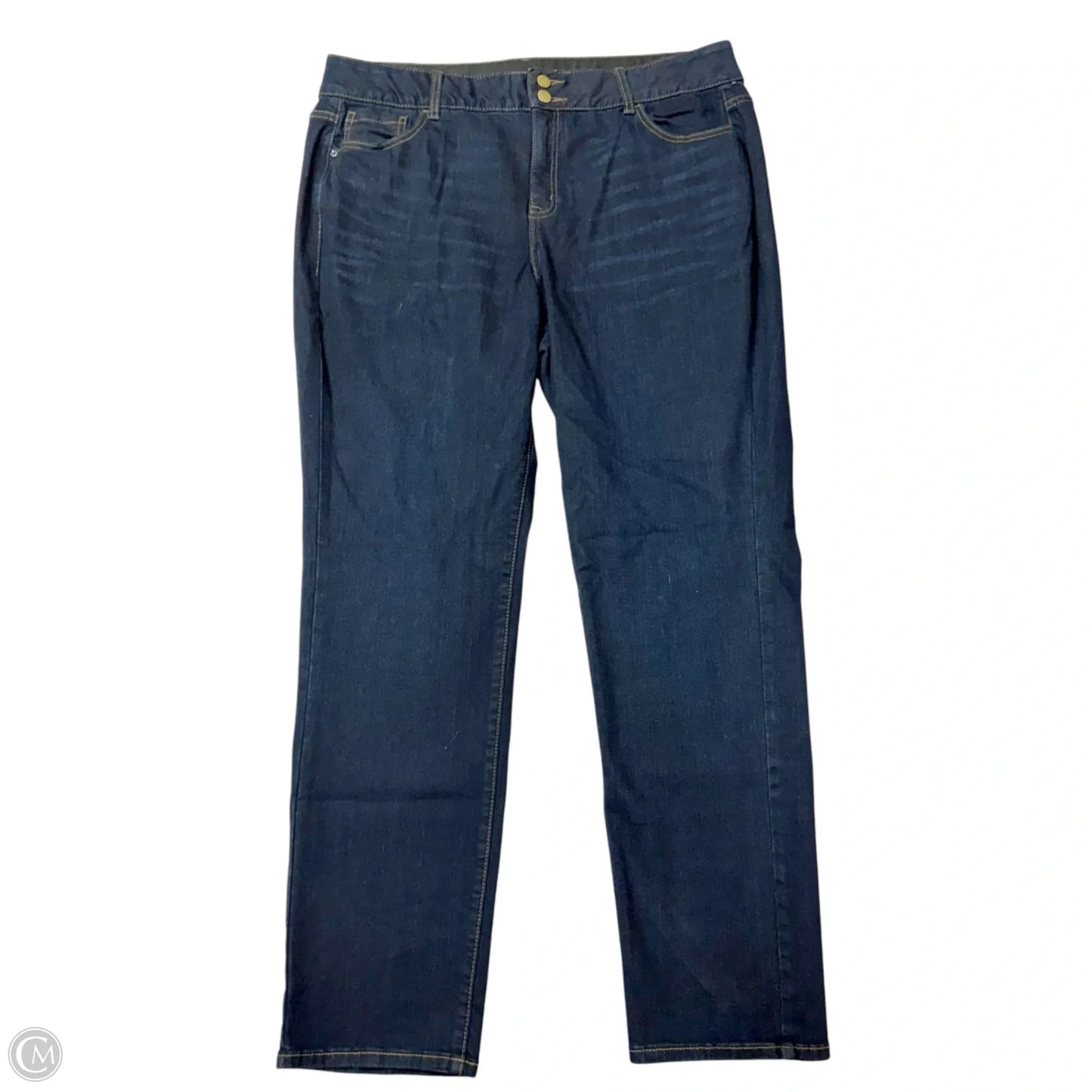 Jeans Straight By Lane Bryant In Blue Denim, Size: 20