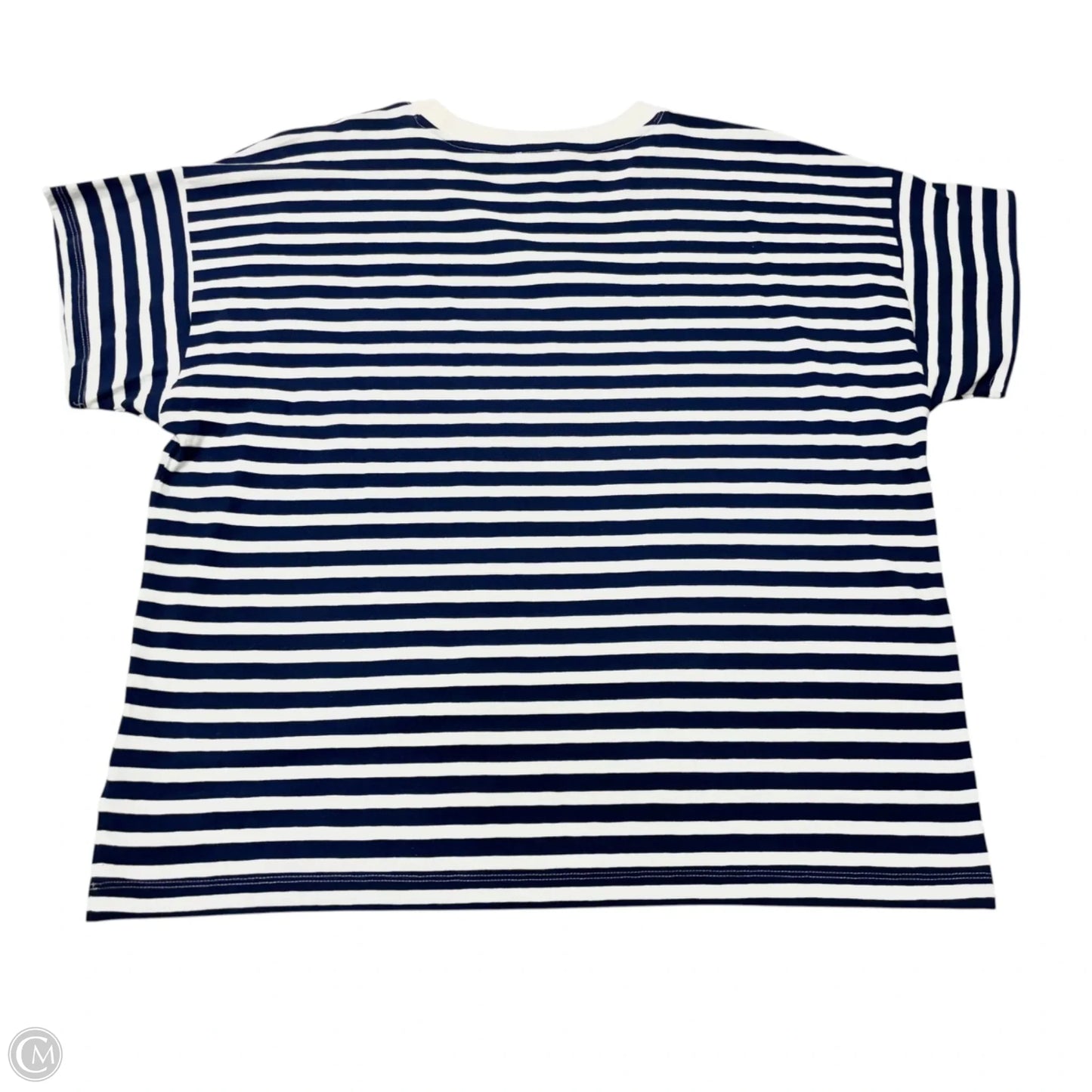 Top Short Sleeve By J. Crew In Striped Pattern, Size: Xl