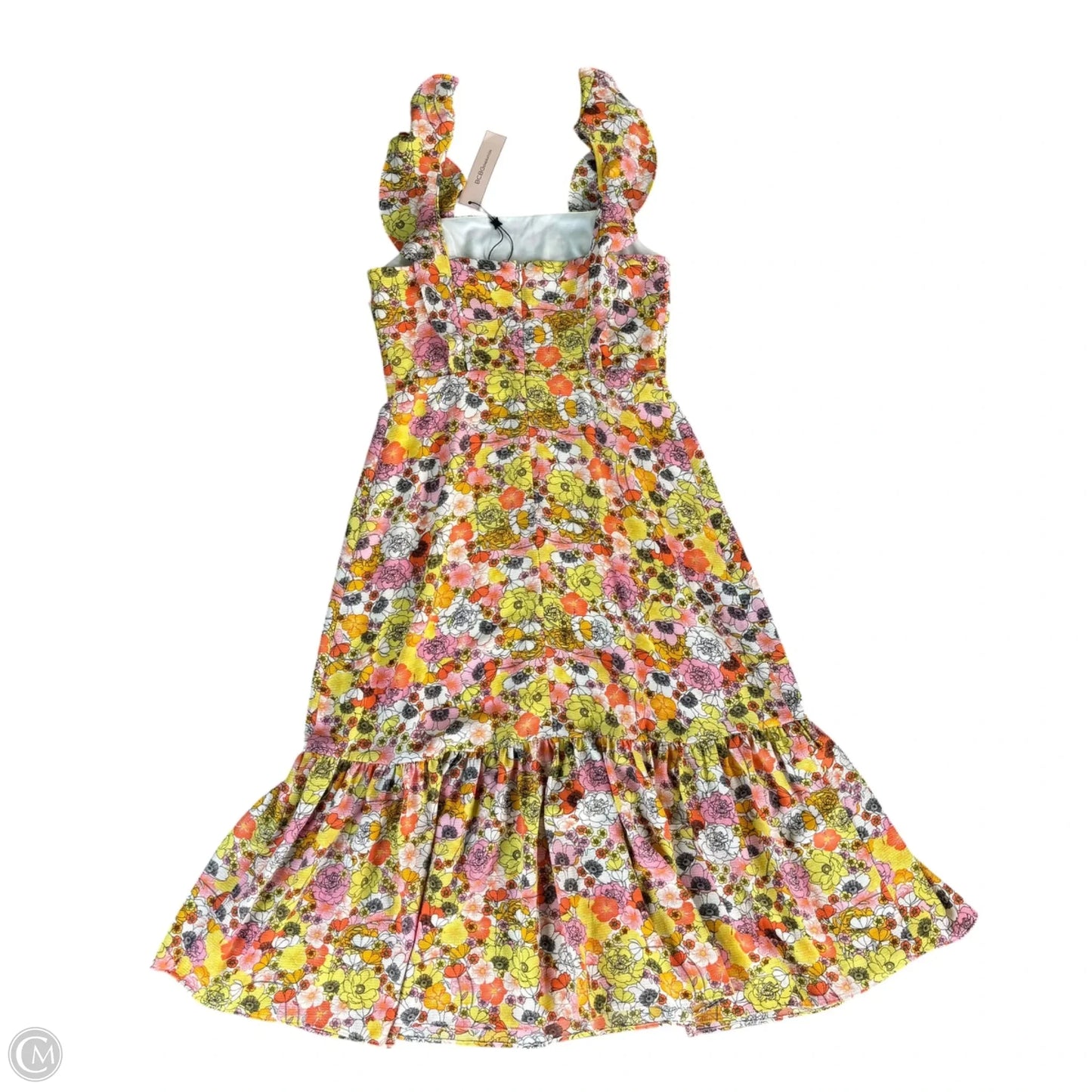 Dress Casual Midi By Bcbgeneration In Floral Print, Size: S