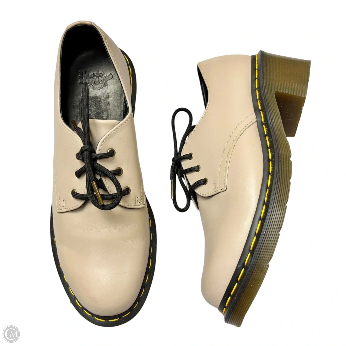 Shoes Heels Block By Dr Martens In Tan, Size: 10