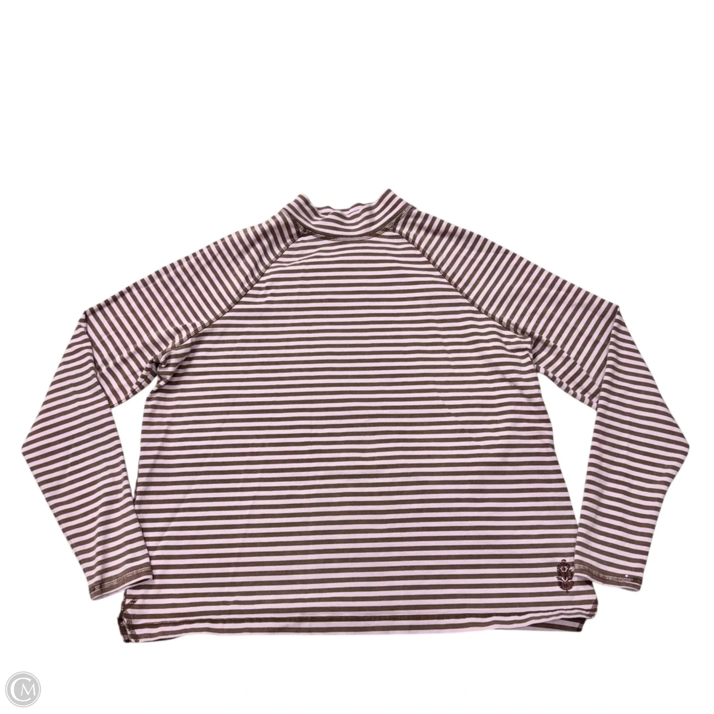 Top Long Sleeve By Free People In Striped Pattern, Size: M