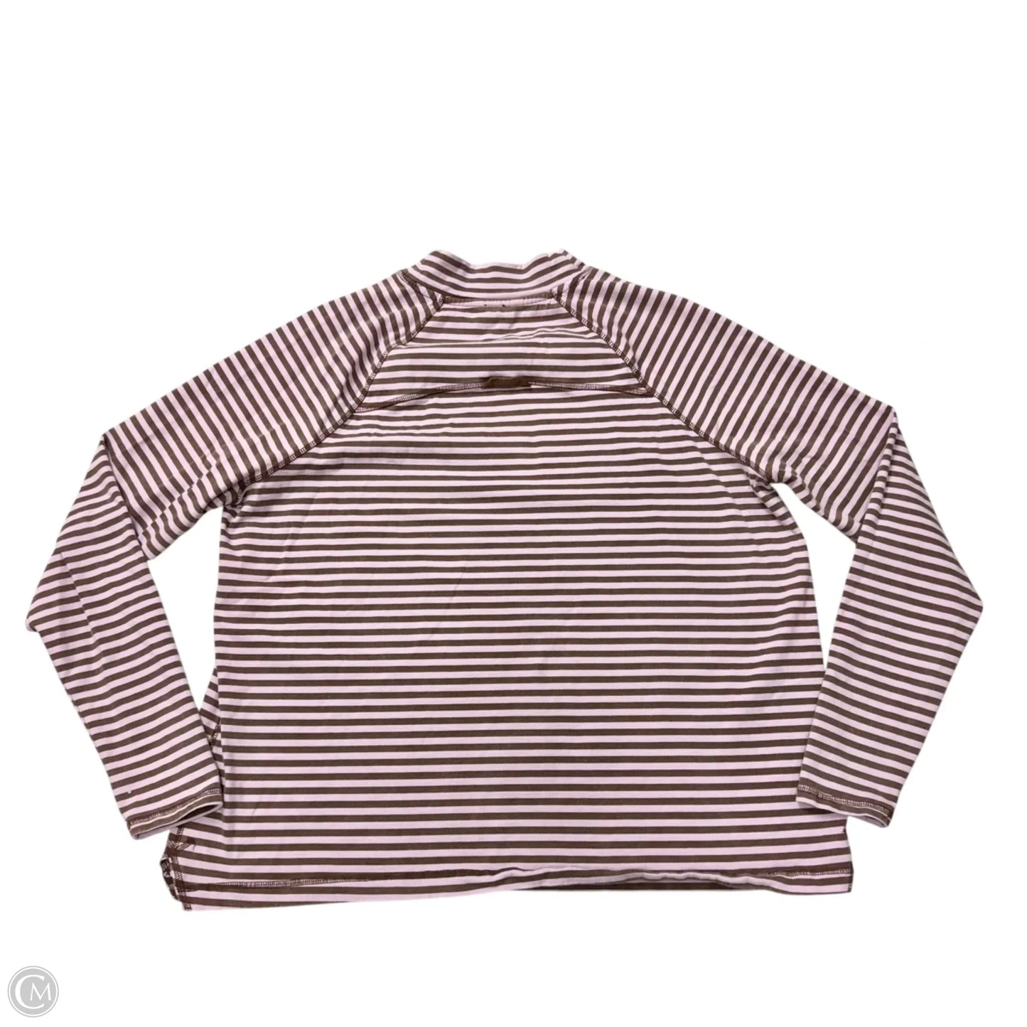 Top Long Sleeve By Free People In Striped Pattern, Size: M
