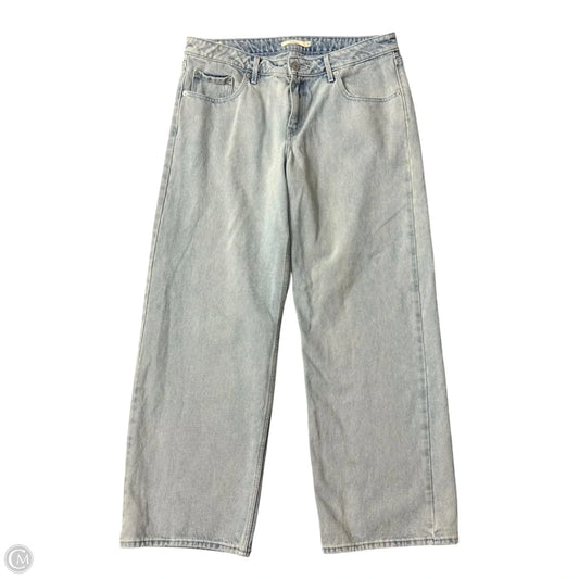 Jeans Wide Leg By Levis In Blue Denim, Size: 14