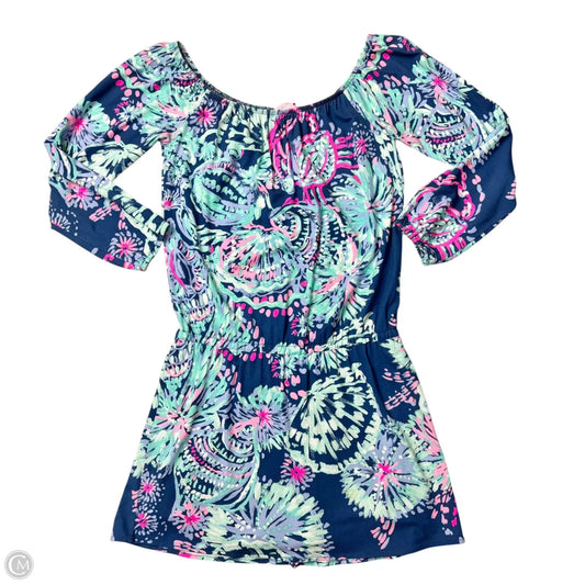 Romper Designer By Lilly Pulitzer In Navy, Size: Xs