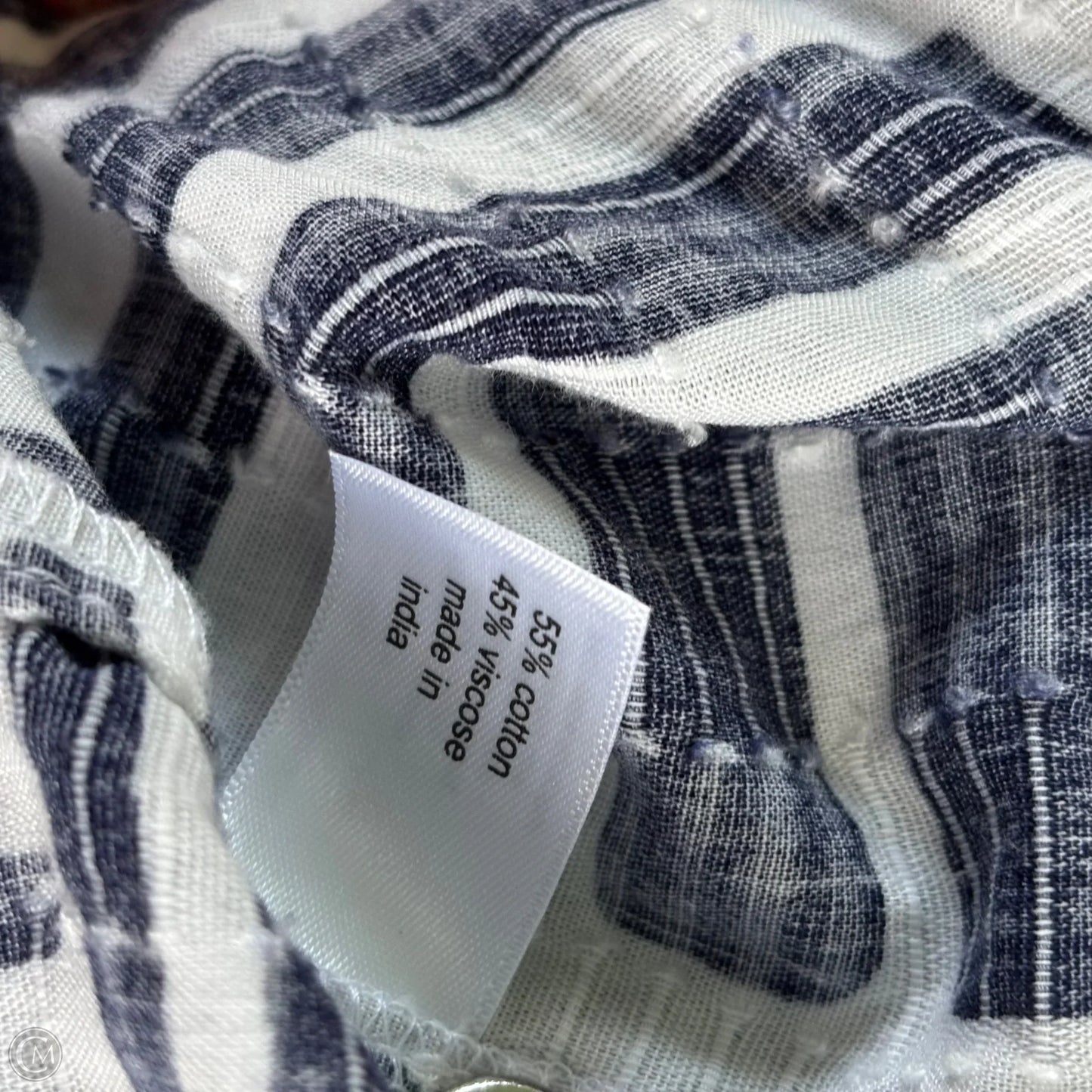 Top Short Sleeve By Lane Bryant In Navy, Size: 2x