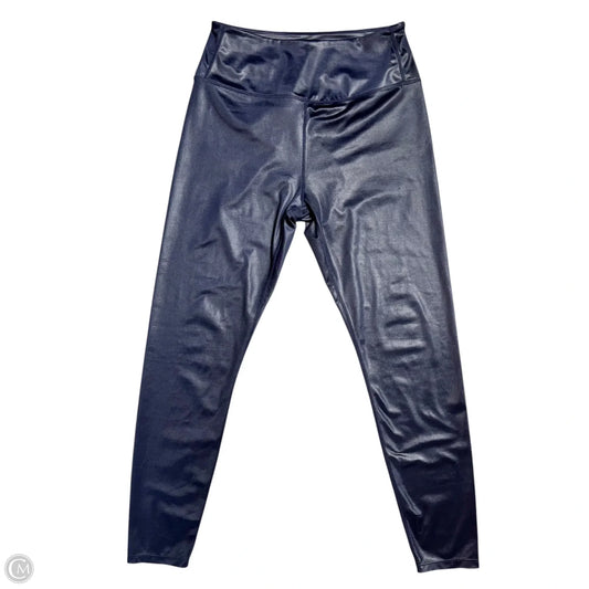 Athletic Leggings By Addison Bay In Navy, Size: L
