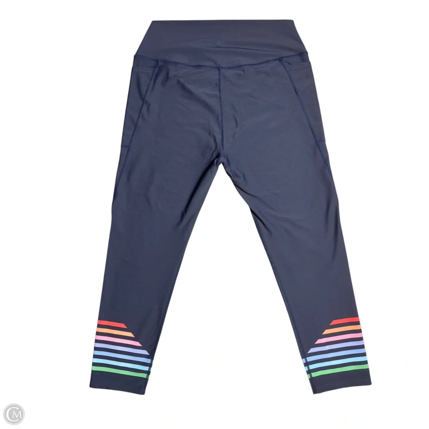Athletic Leggings By Addison Bay In Navy, Size: Xxl