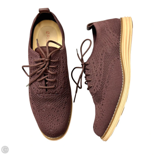 Shoes Flats By Cole-haan In Maroon, Size: 7.5