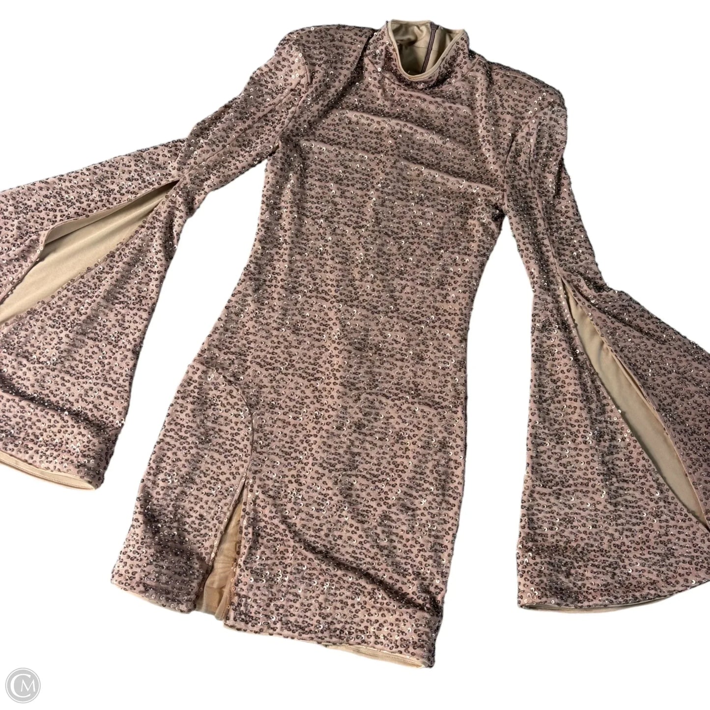 Dress Party Short By Michael Costello In Brown, Size: S