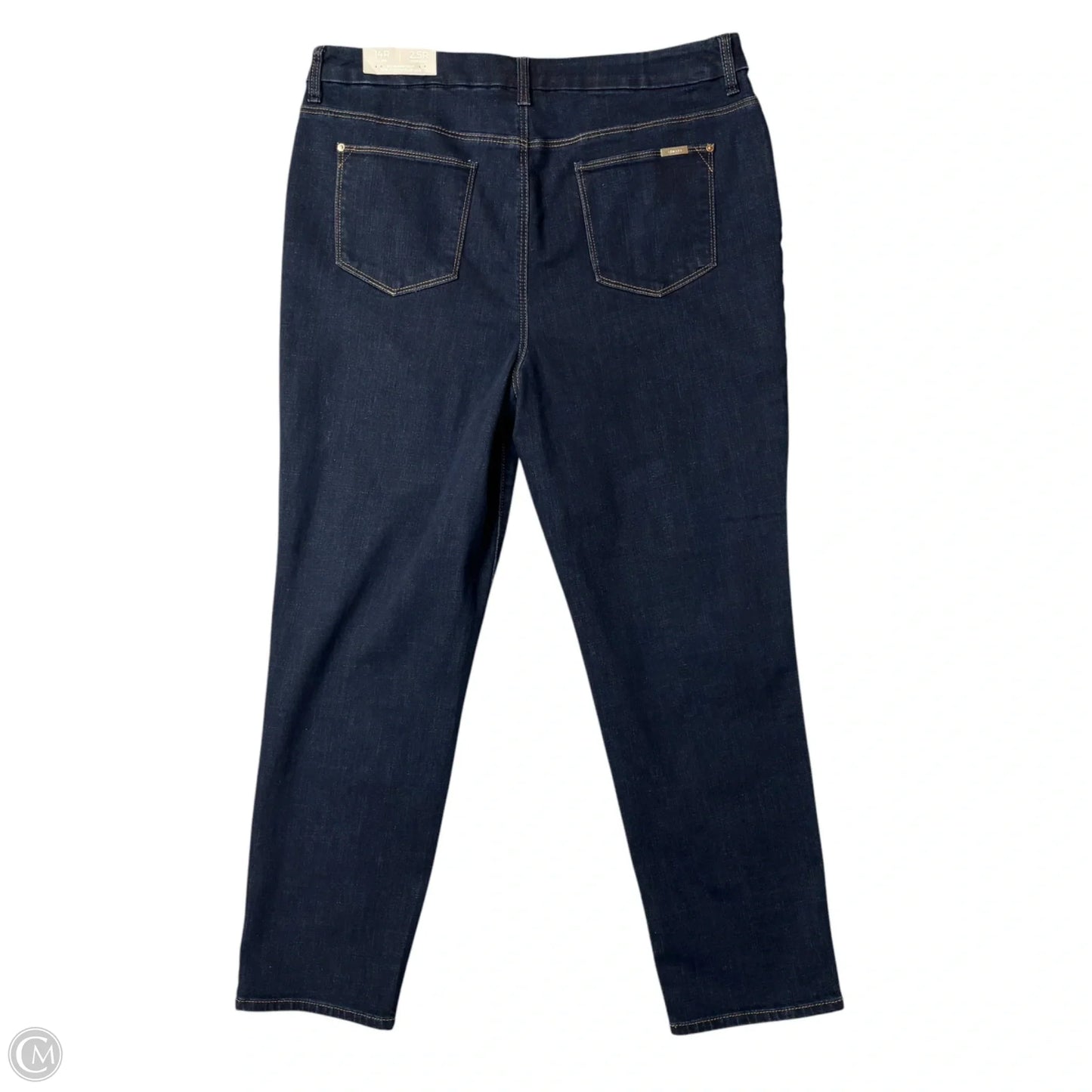 Jeans Boyfriend By Chicos In Blue Denim, Size: 14
