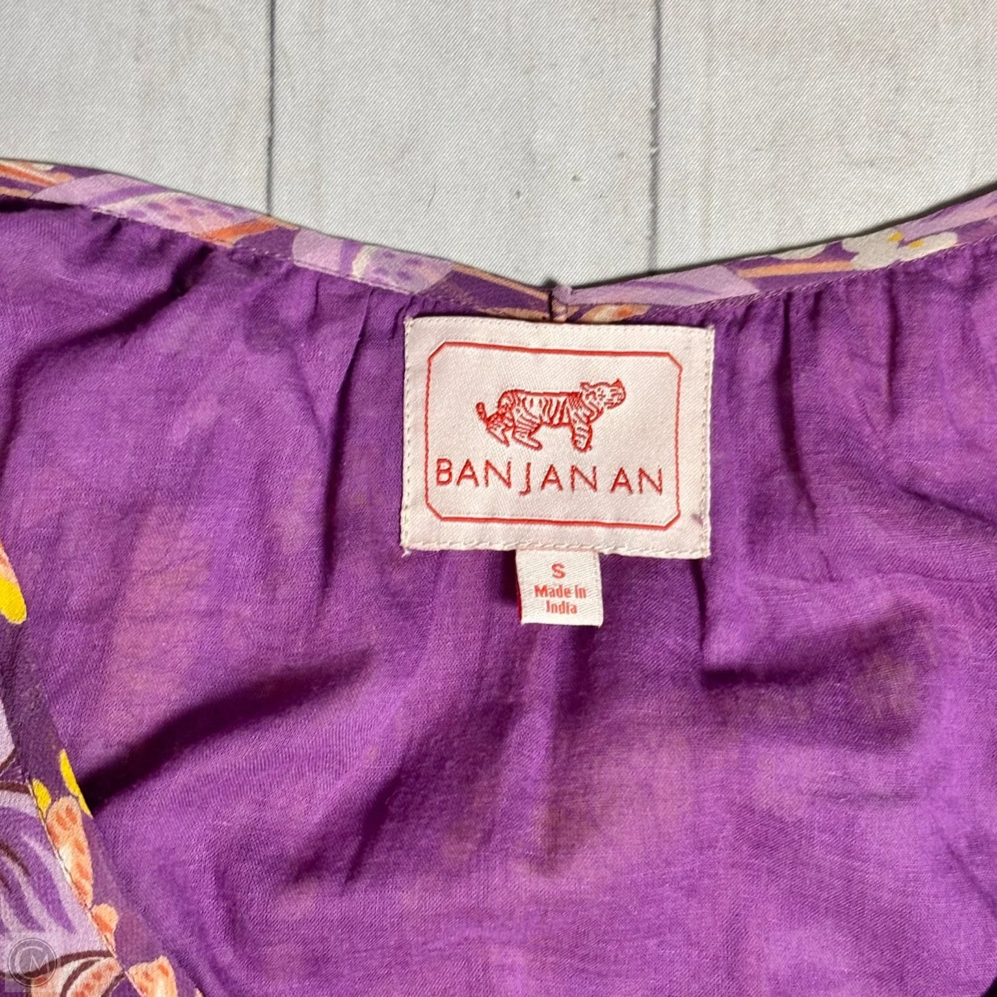 Blouse Long Sleeve By Banjanan In Floral Print, Size: S
