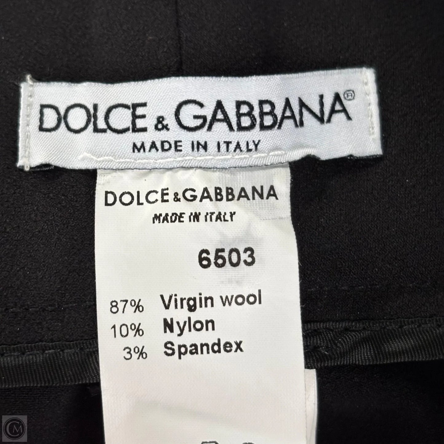Pants Luxury Designer By Dolce And Gabbana In Black, Size: S