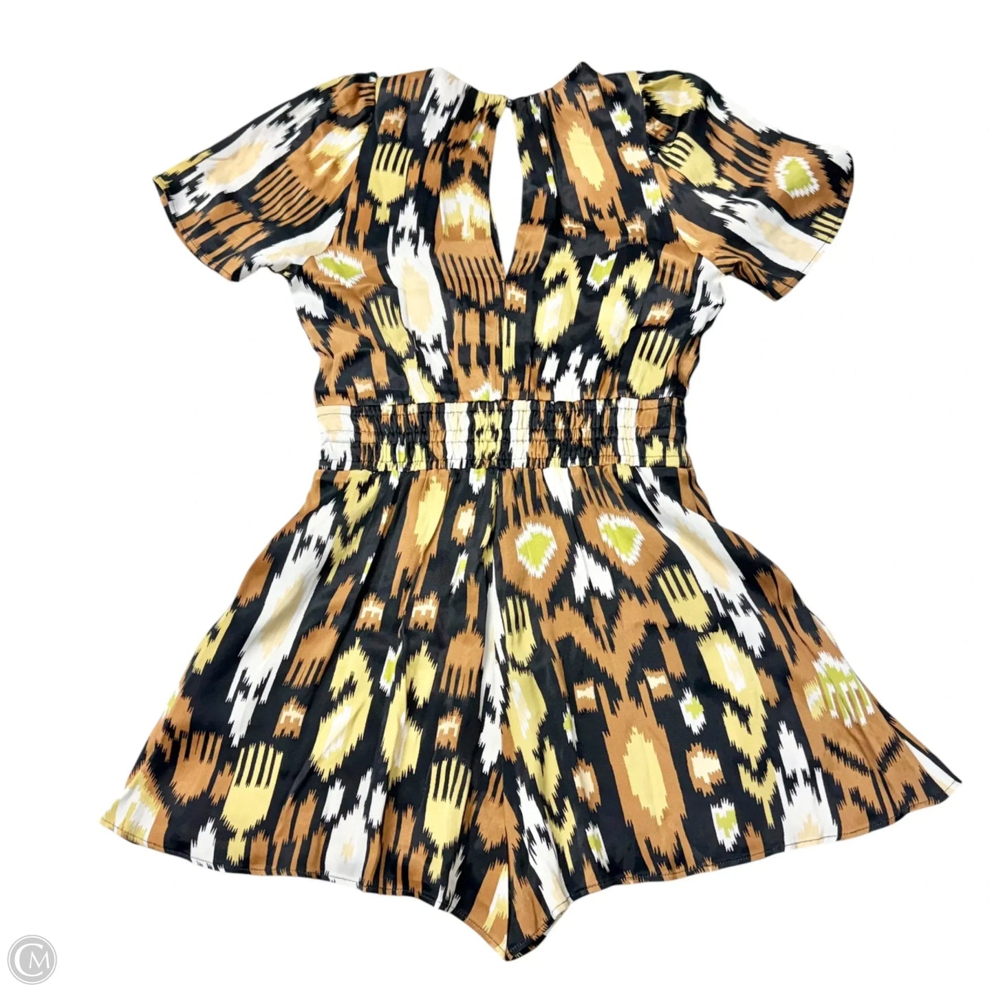 Romper By Anthropologie In Black & Brown, Size: M