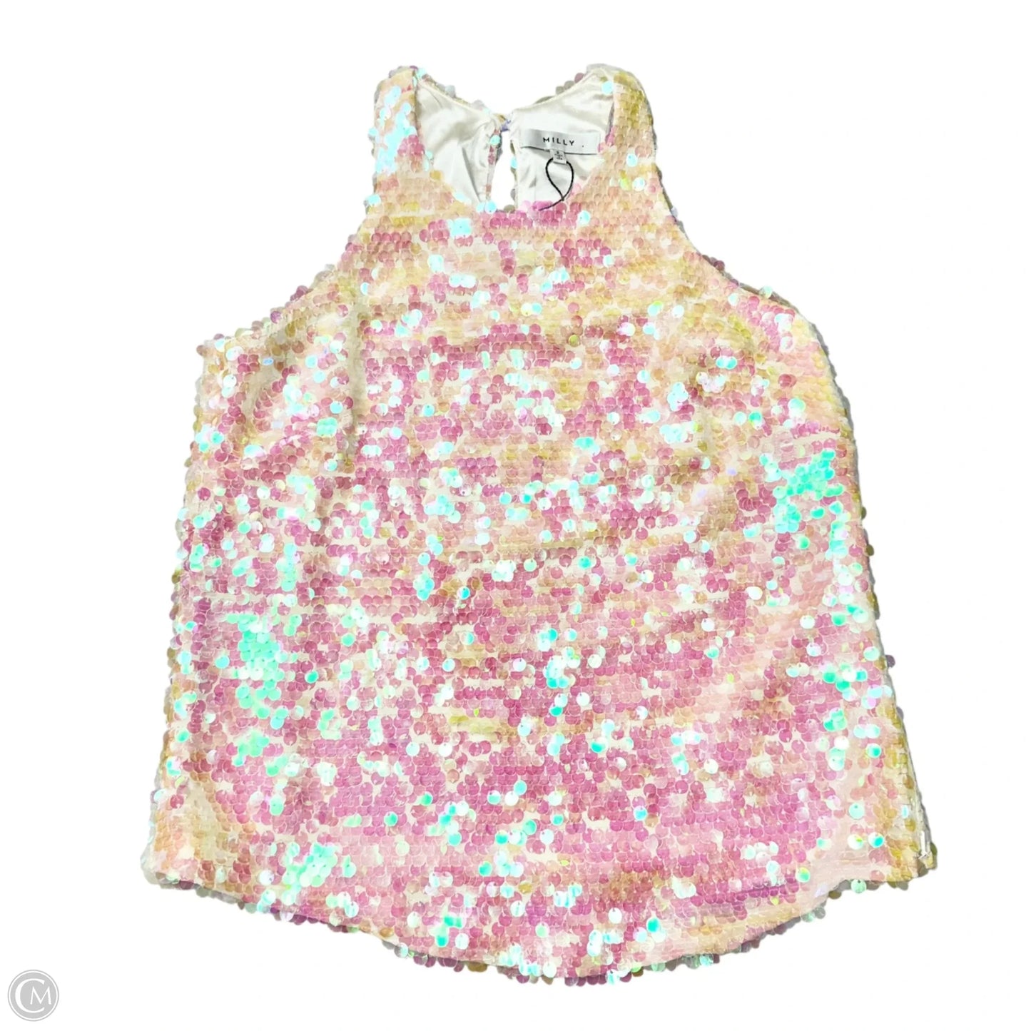 Top Sleeveless Designer By Milly In Cream, Size: Xs