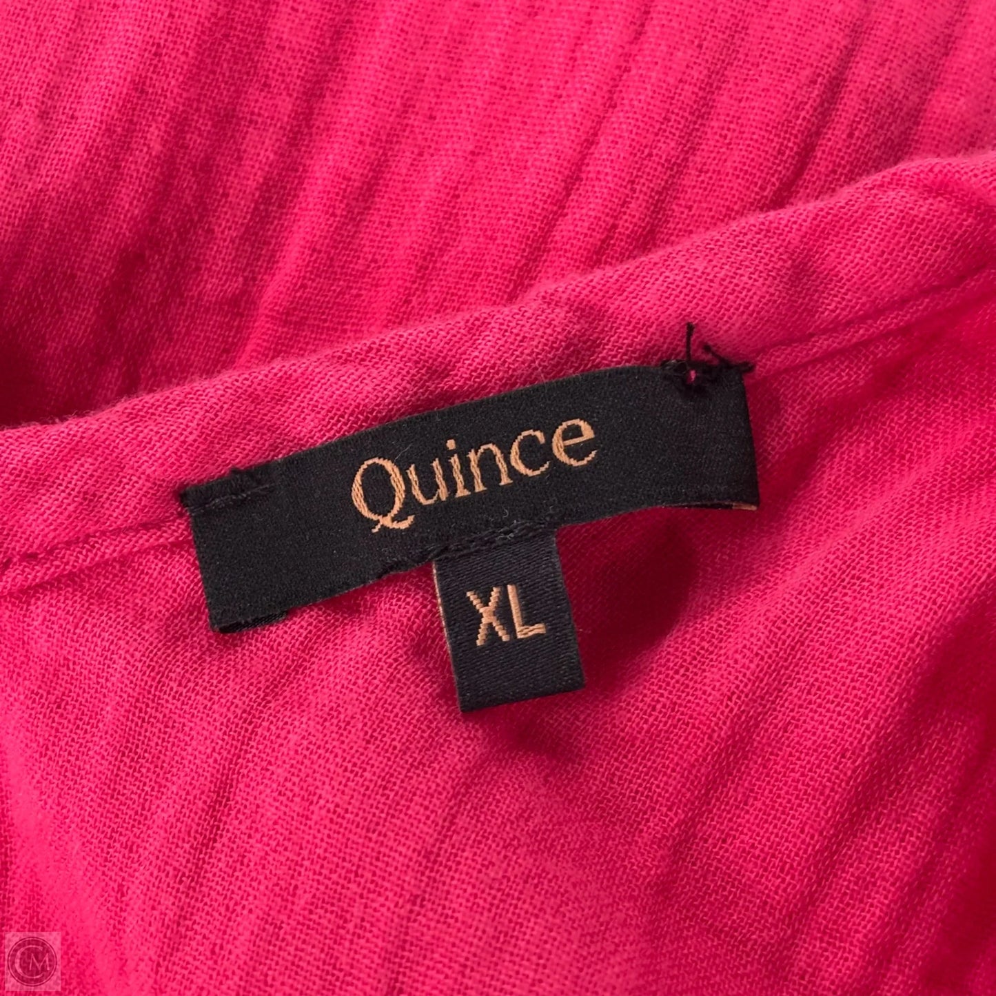 Dress Casual Maxi By Quince In Pink, Size: Xl