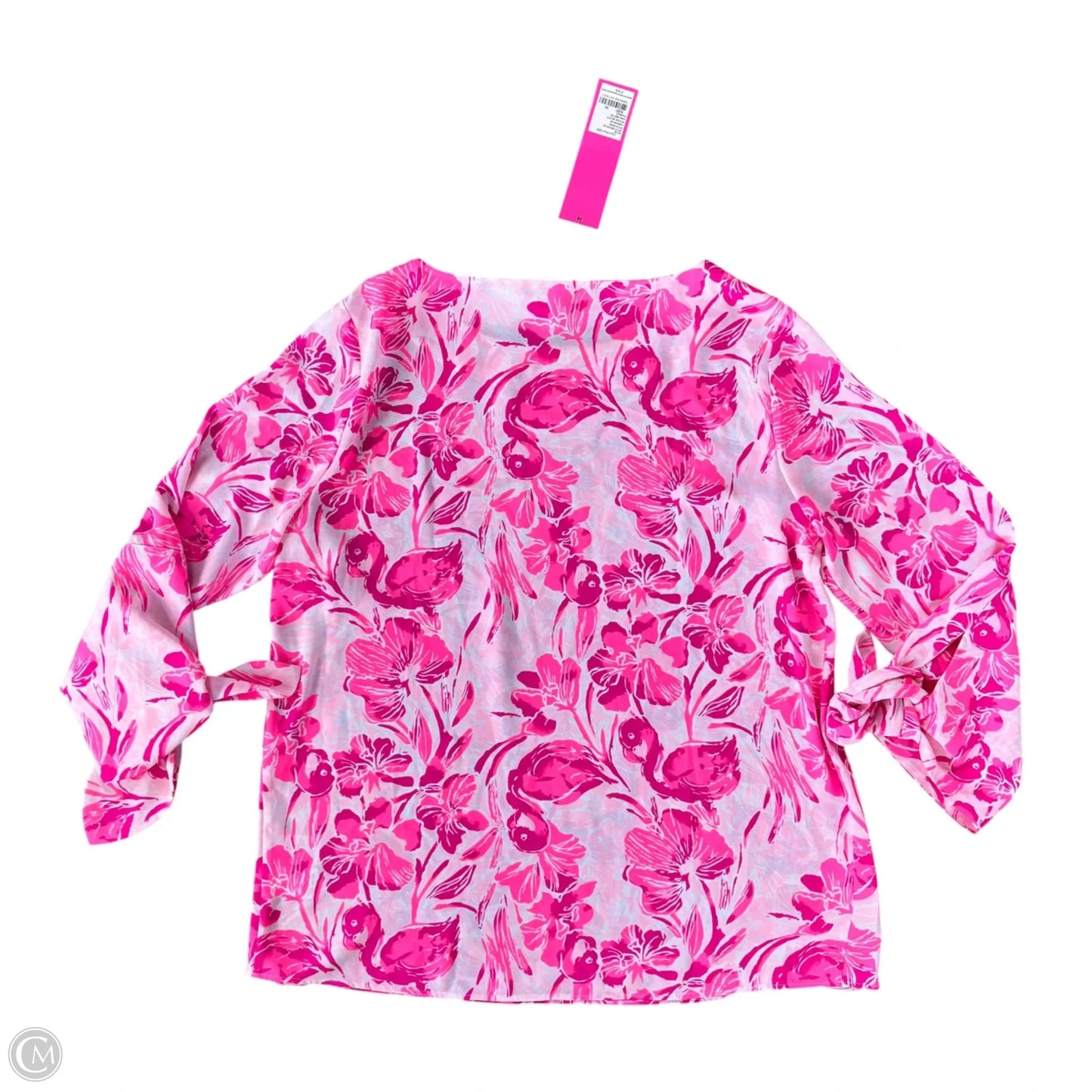 Top Long Sleeve Designer By Lilly Pulitzer In Floral Print, Size: Xs