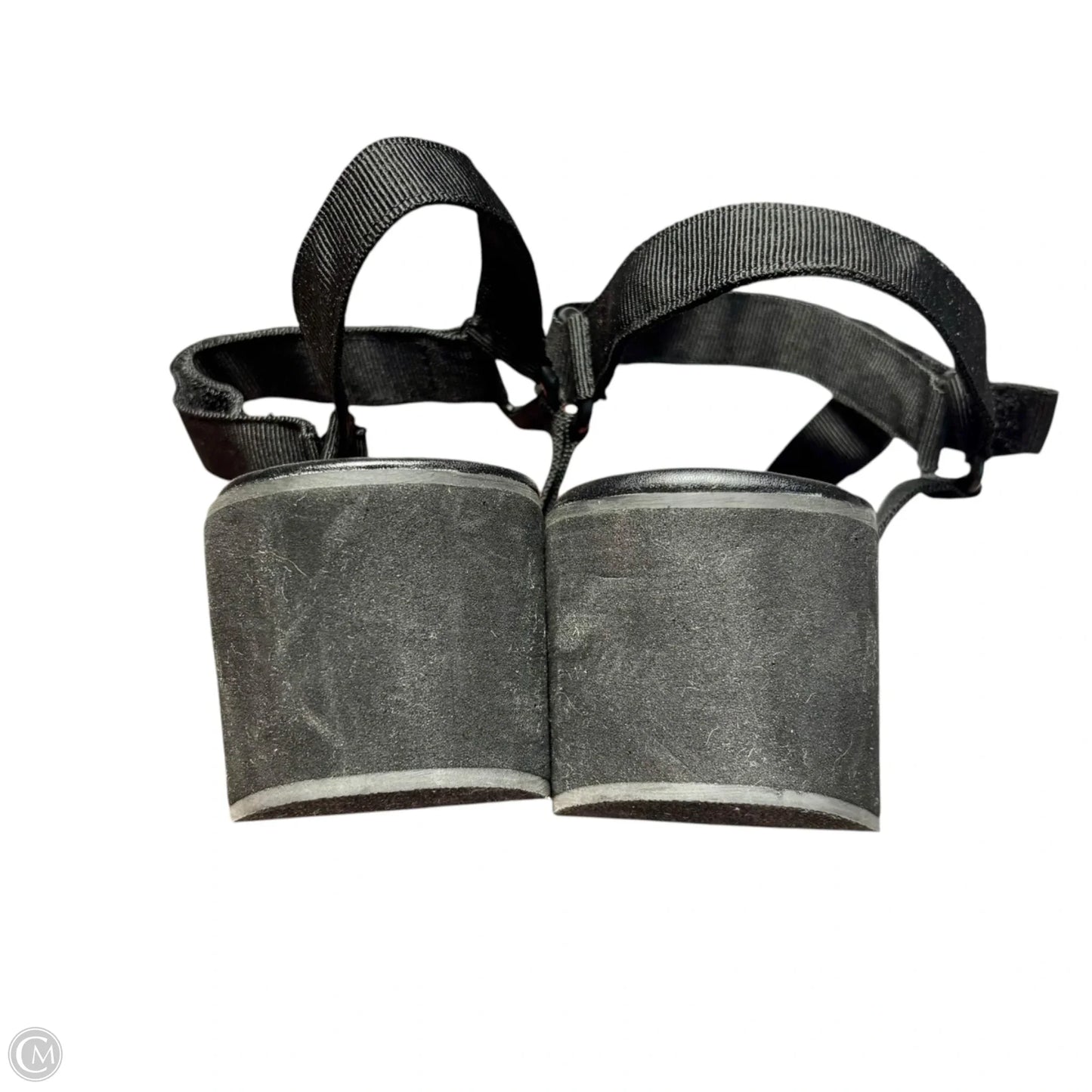 Sandals Heels Platform By Wild Pair In Black, Size: 9.5