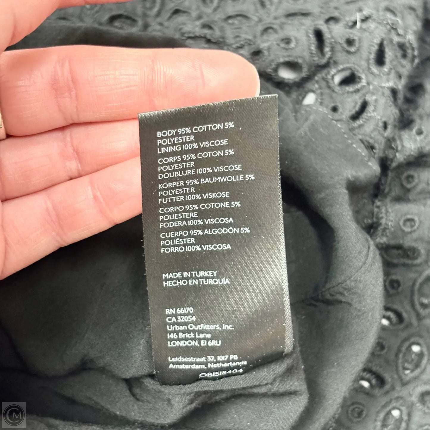 Dress Casual Short By Anthropologie In Black, Size: M
