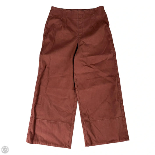 Pants Wide Leg By Spanx In Brown, Size: L