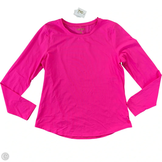 Top Long Sleeve Designer By Lilly Pulitzer In Pink, Size: M