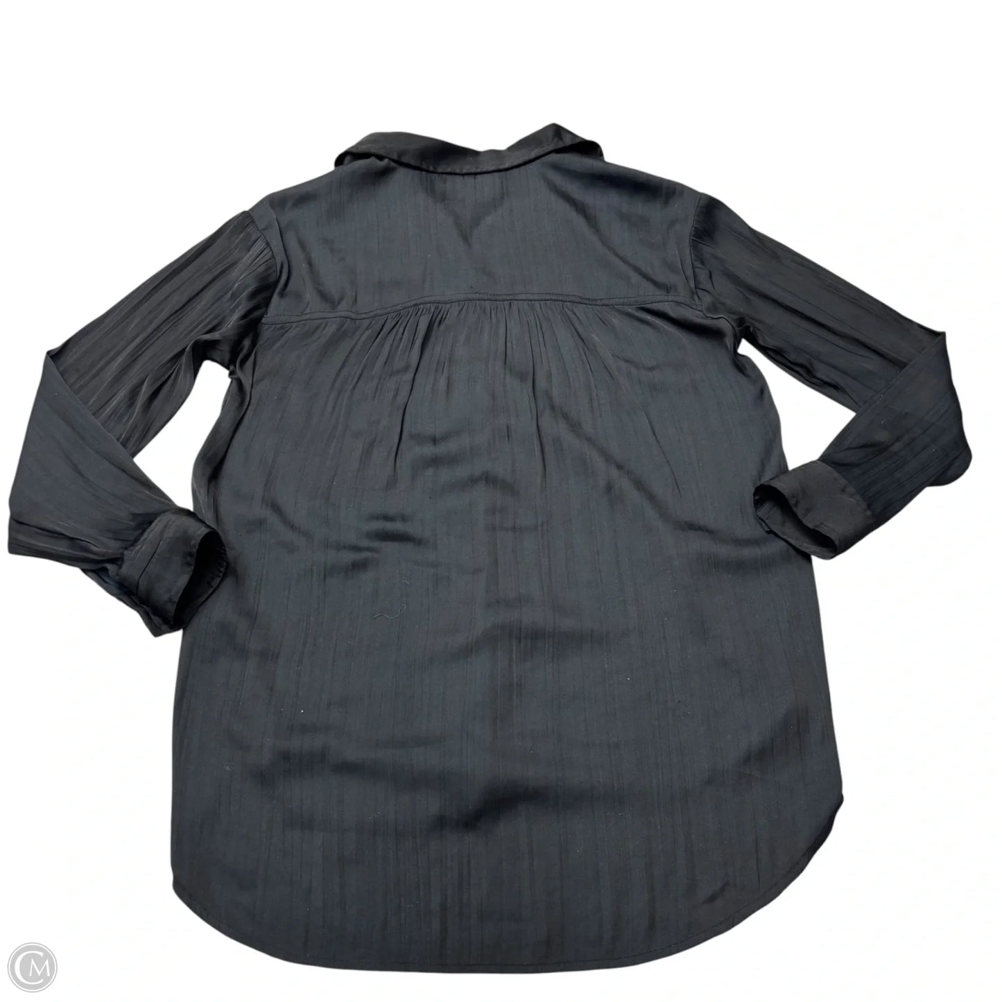 Blouse Long Sleeve By Anthropologie In Black, Size: Xs