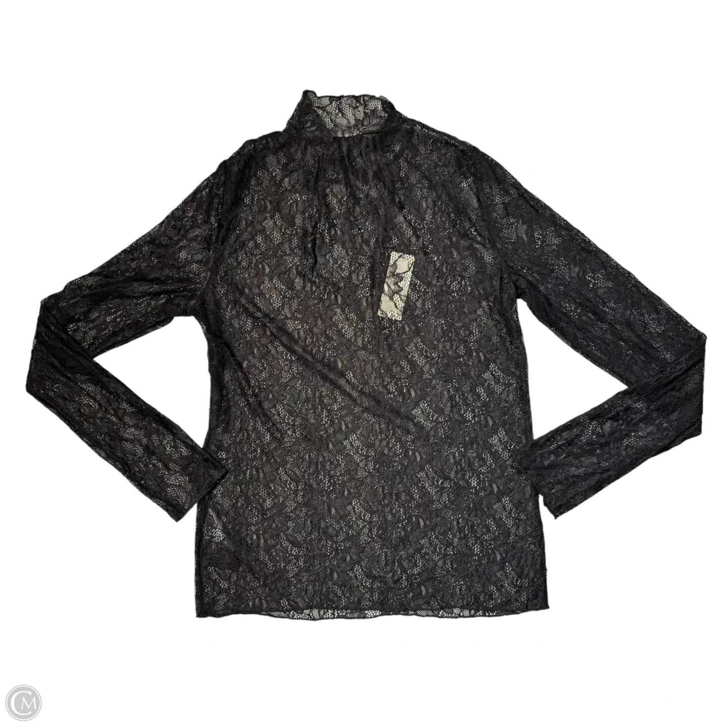 Top Long Sleeve By Anthropologie In Black, Size: S
