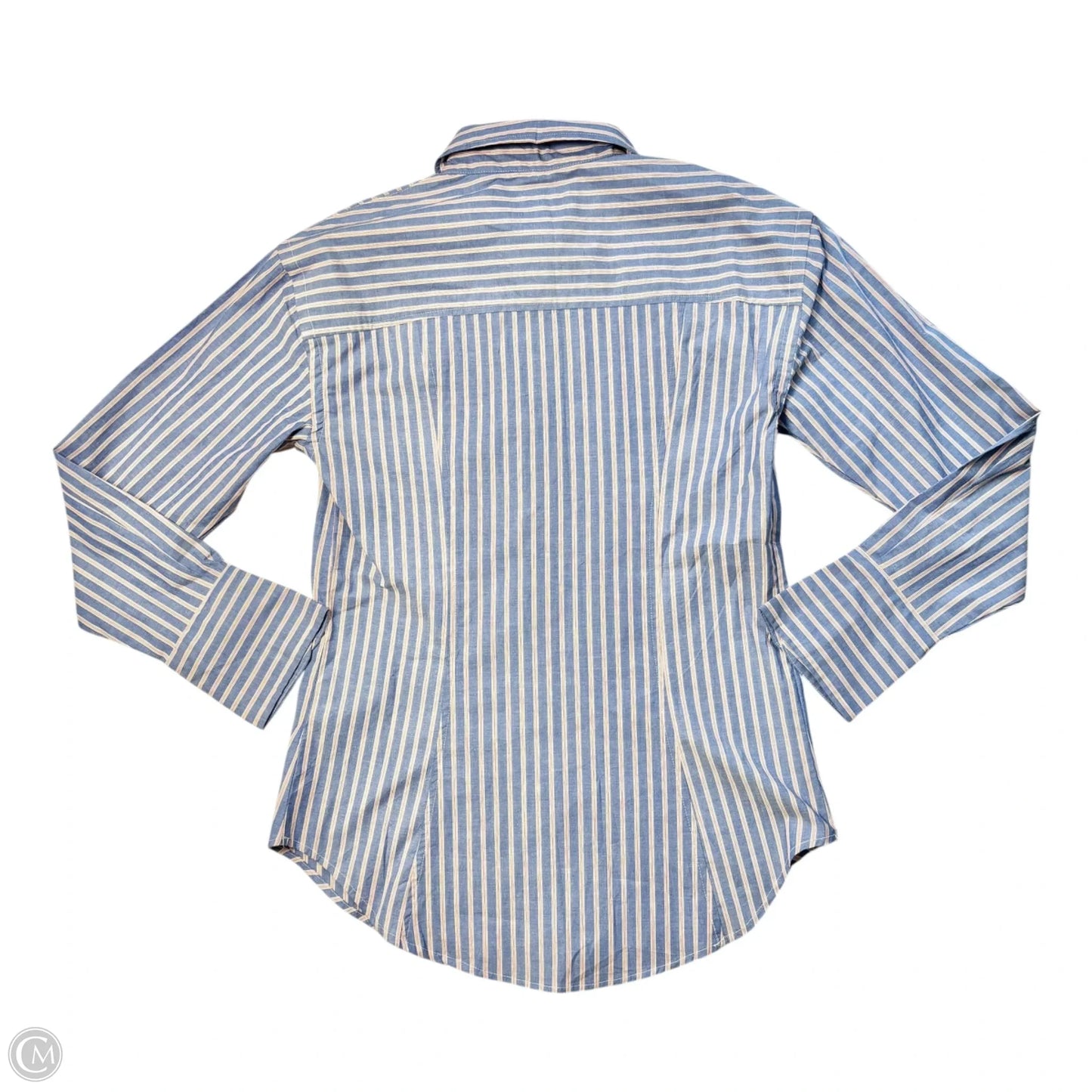 Top Long Sleeve By Maeve In Striped Pattern, Size: Xs