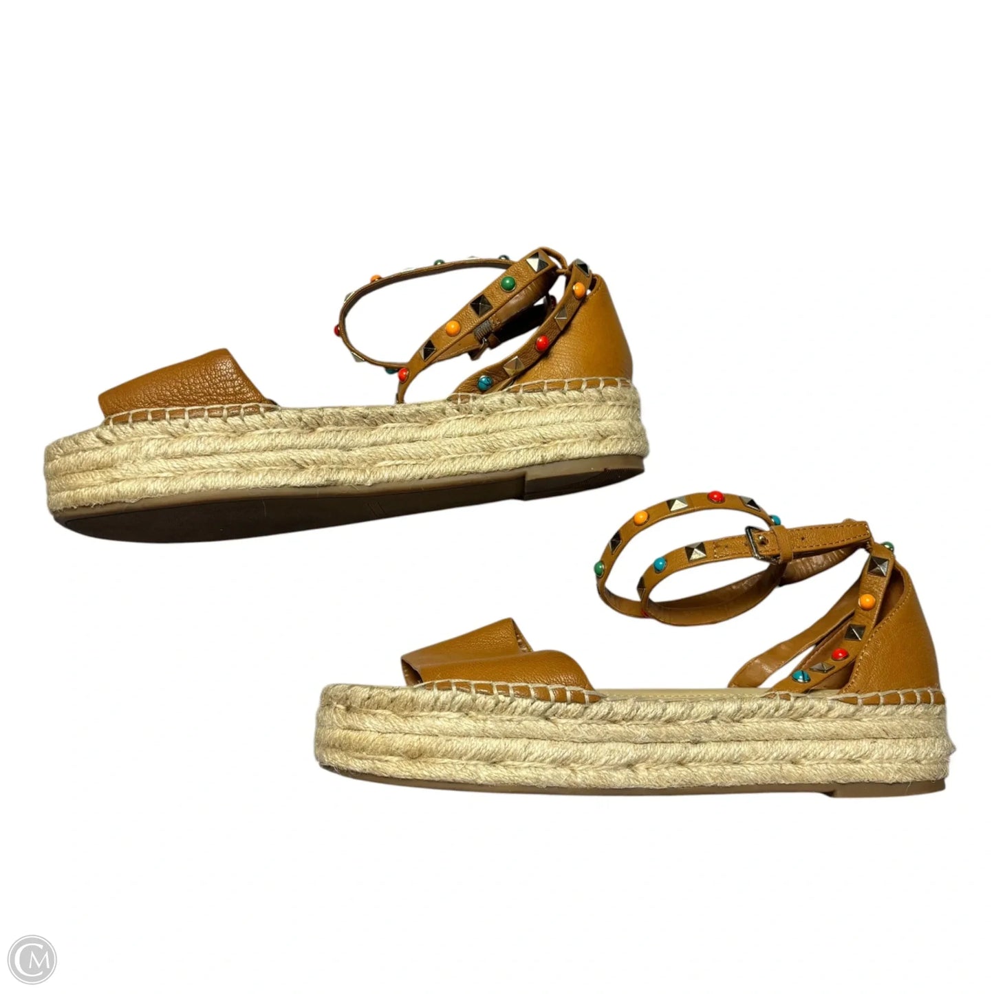 Sandals Heels Platform By Marc Fisher In Brown, Size: 8