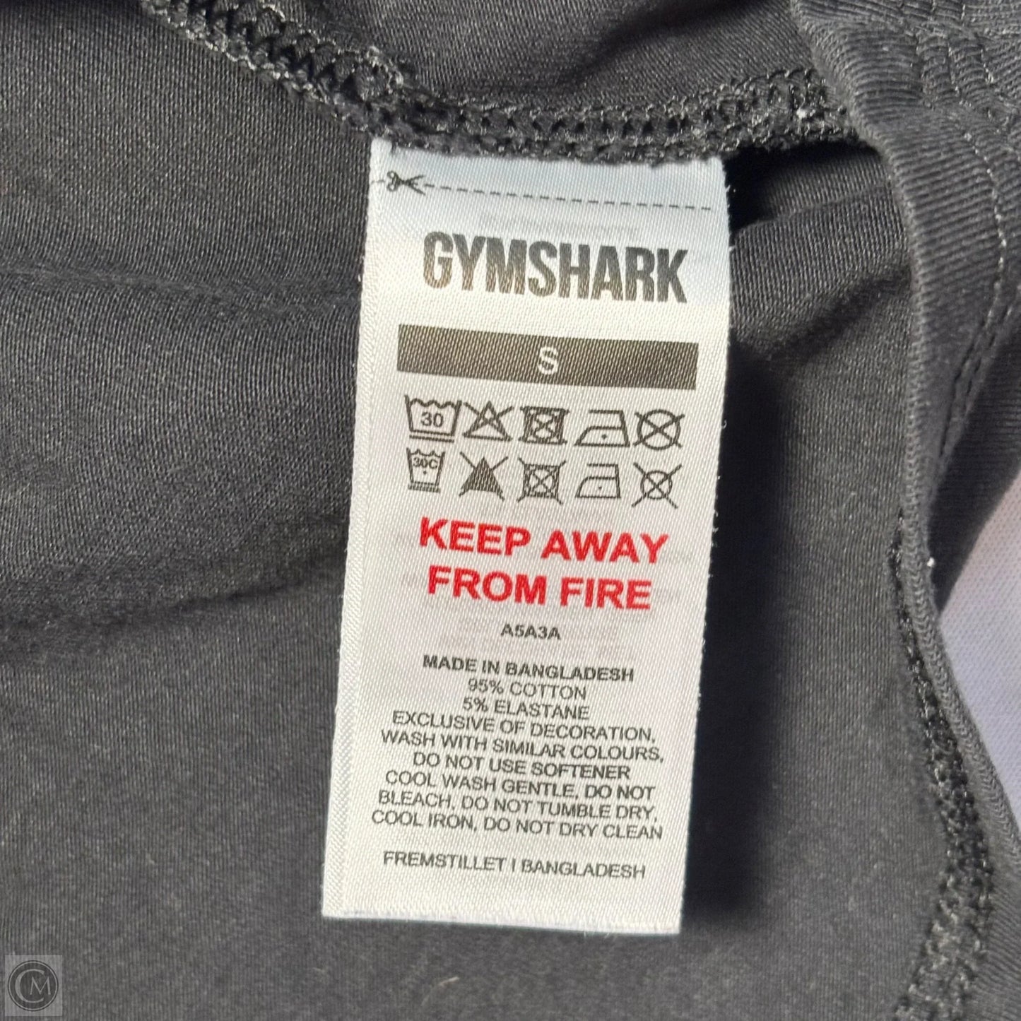 Athletic Tank Top By Gym Shark In Black, Size: S