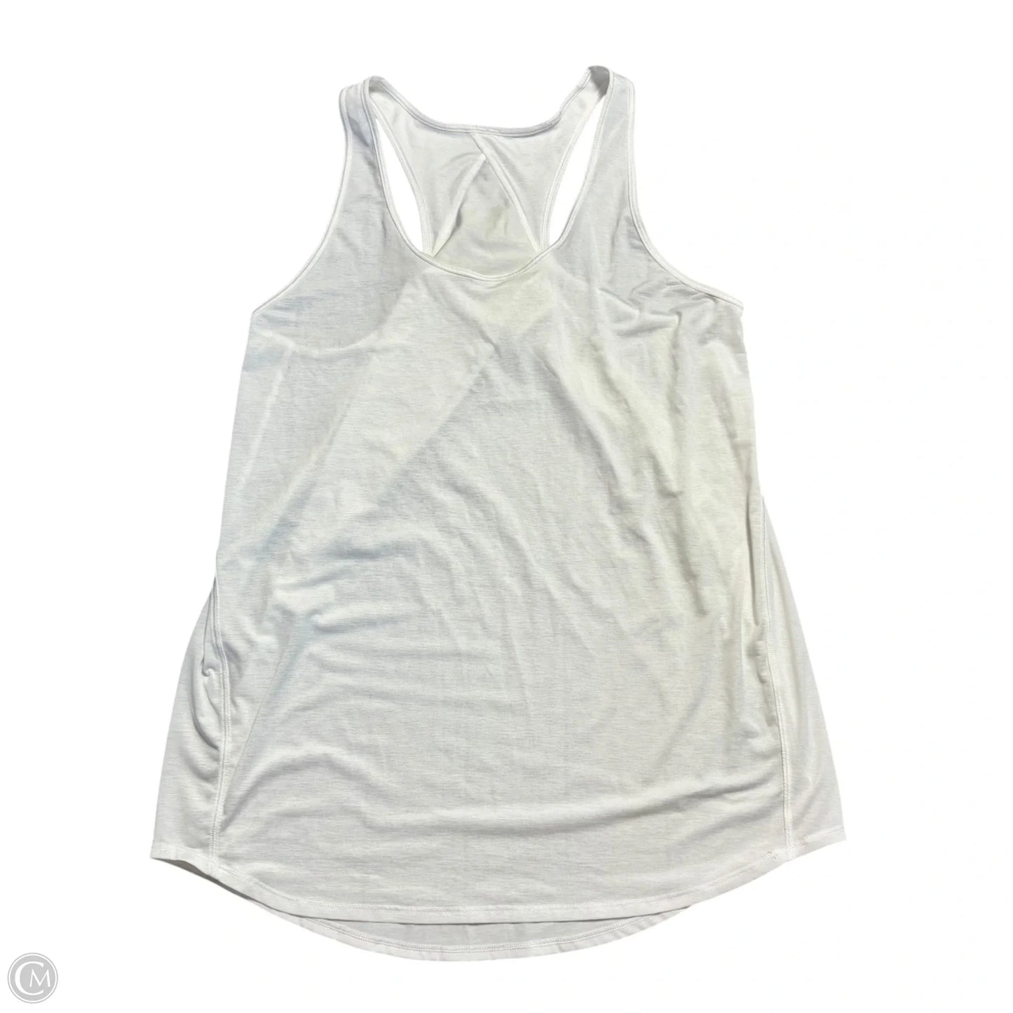 Athletic Tank Top By Lululemon In White, Size: M