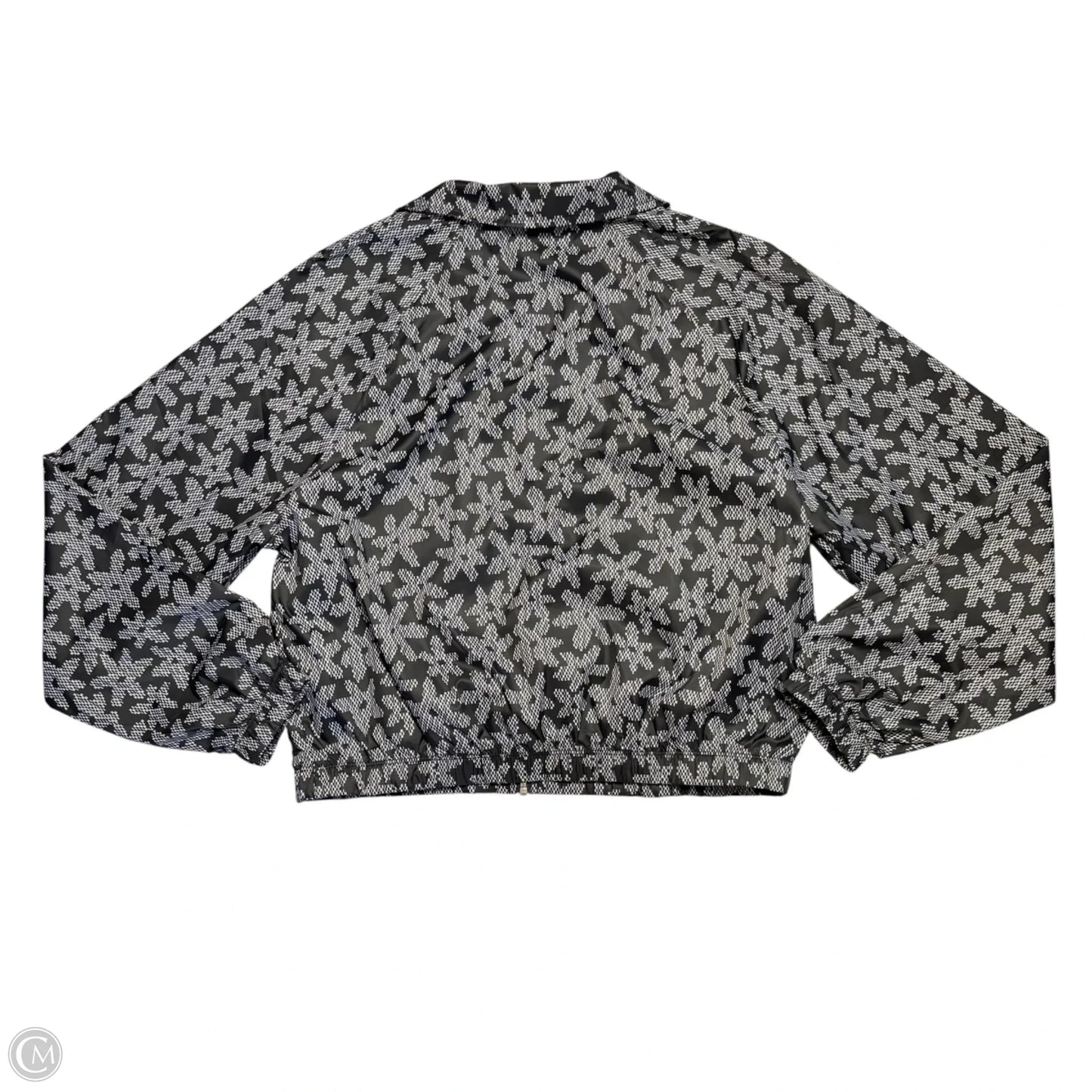 Athletic Jacket By Nike Apparel In Floral Print, Size: S