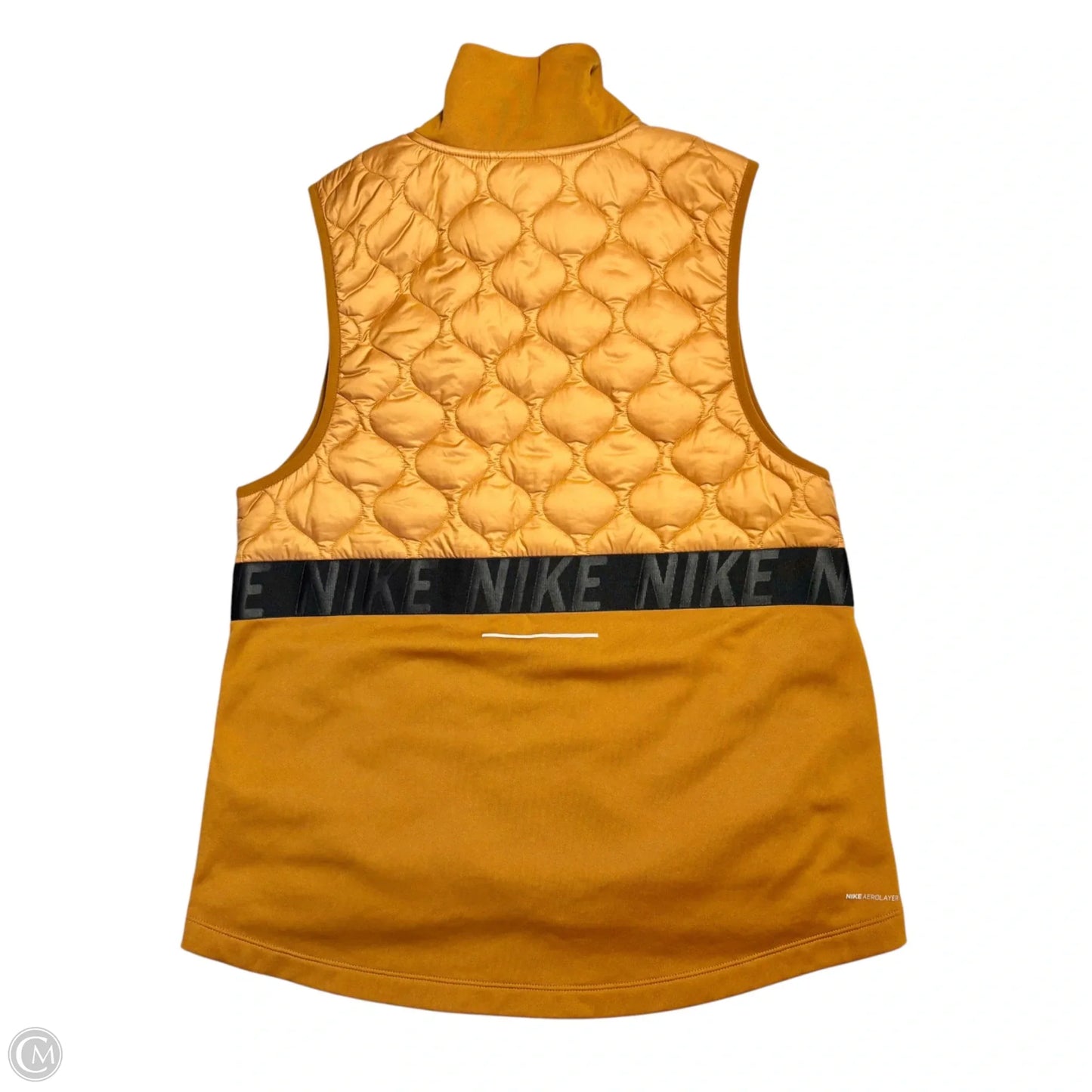 Vest Puffer & Quilted By Nike Apparel In Brown, Size: M