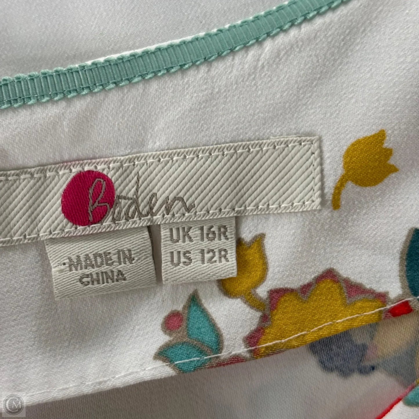 Dress Casual Midi By Boden In Floral Print, Size: L