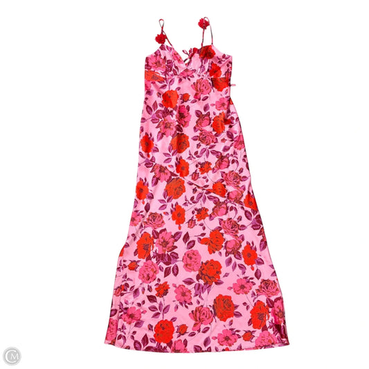 Dress Casual Maxi By Crystal Doll In Floral Print, Size: L
