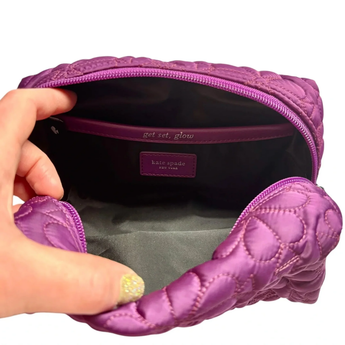 Makeup Bag Designer By Kate Spade, Size: Medium