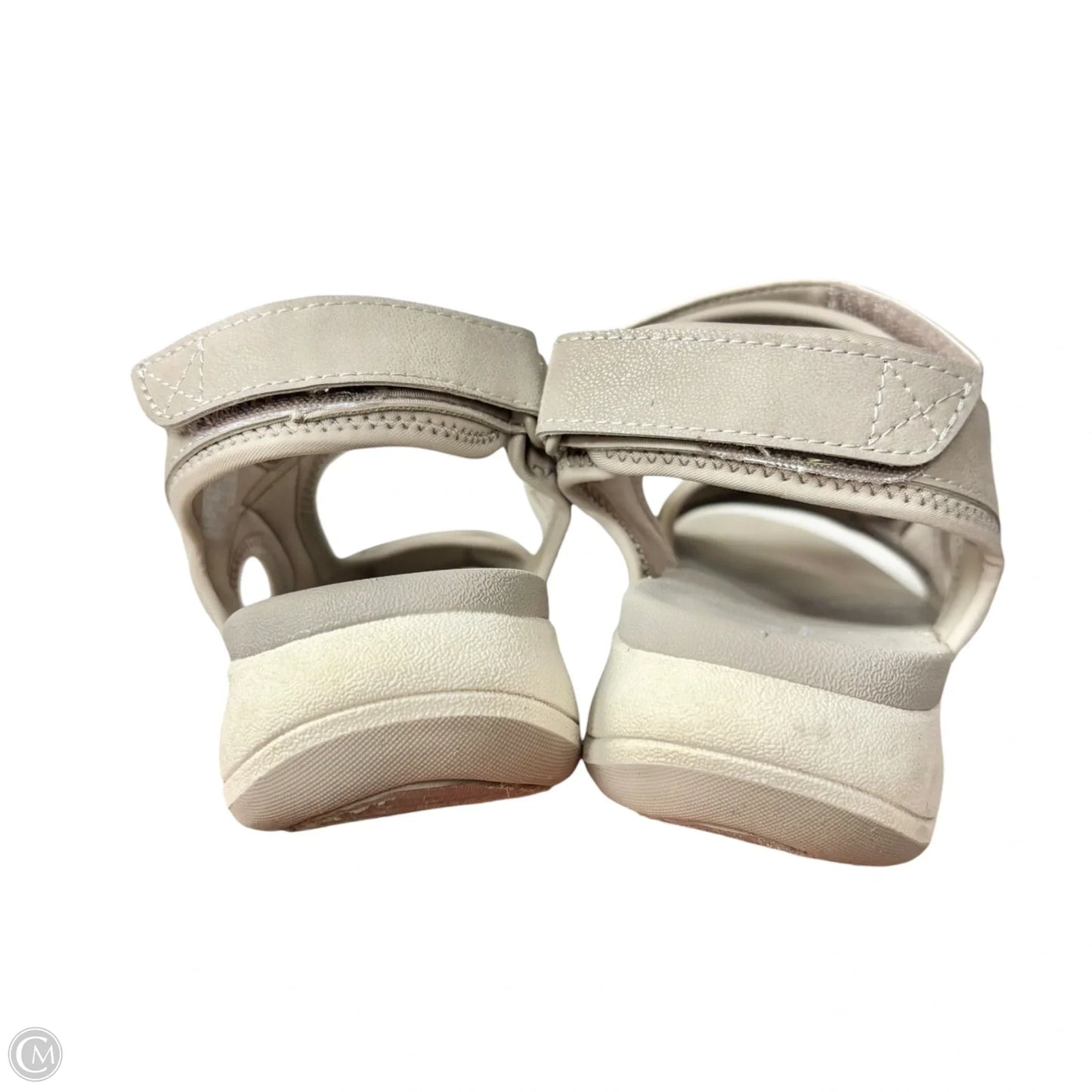 Sandals Flats By Clarks In Taupe, Size: 7.5