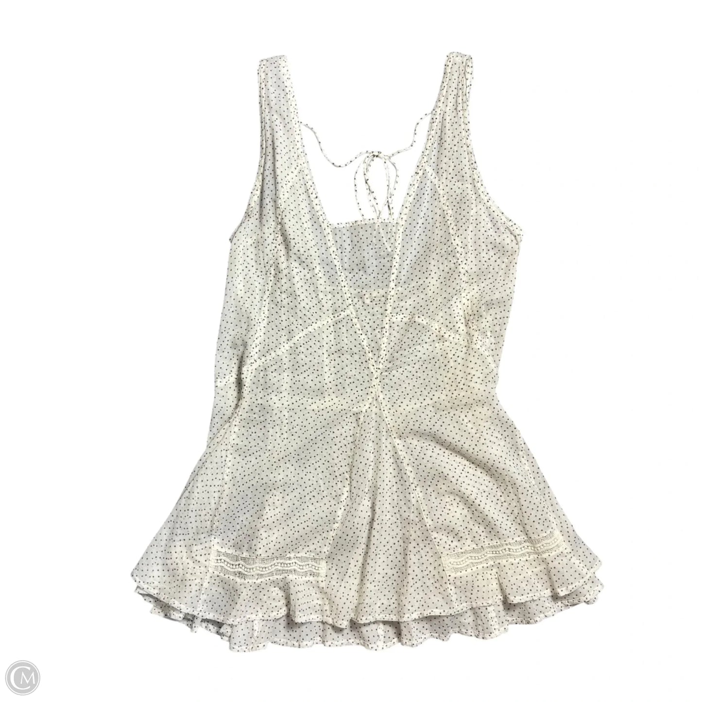 Tunic Sleeveless By Free People In Polkadot Pattern, Size: S