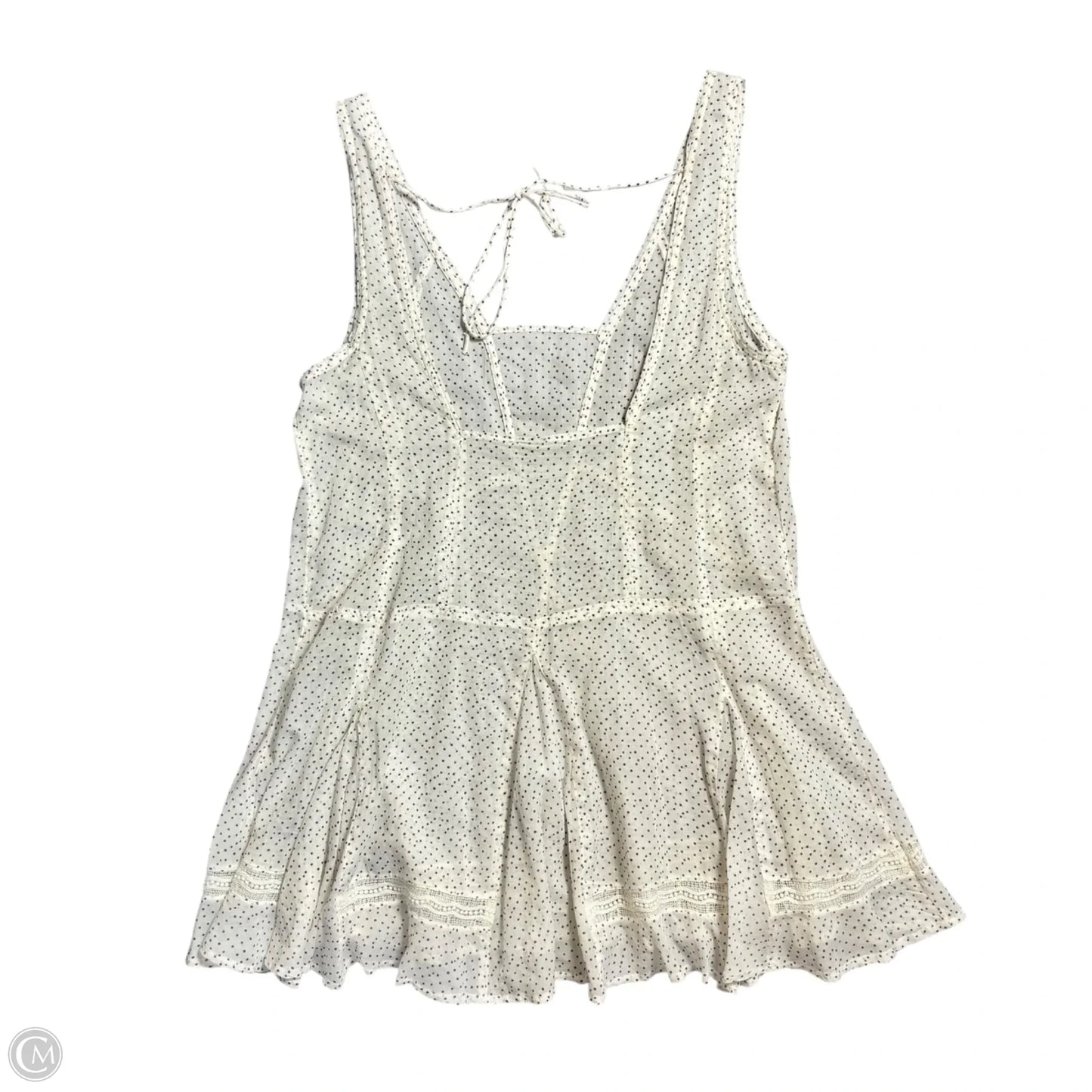 Tunic Sleeveless By Free People In Polkadot Pattern, Size: S