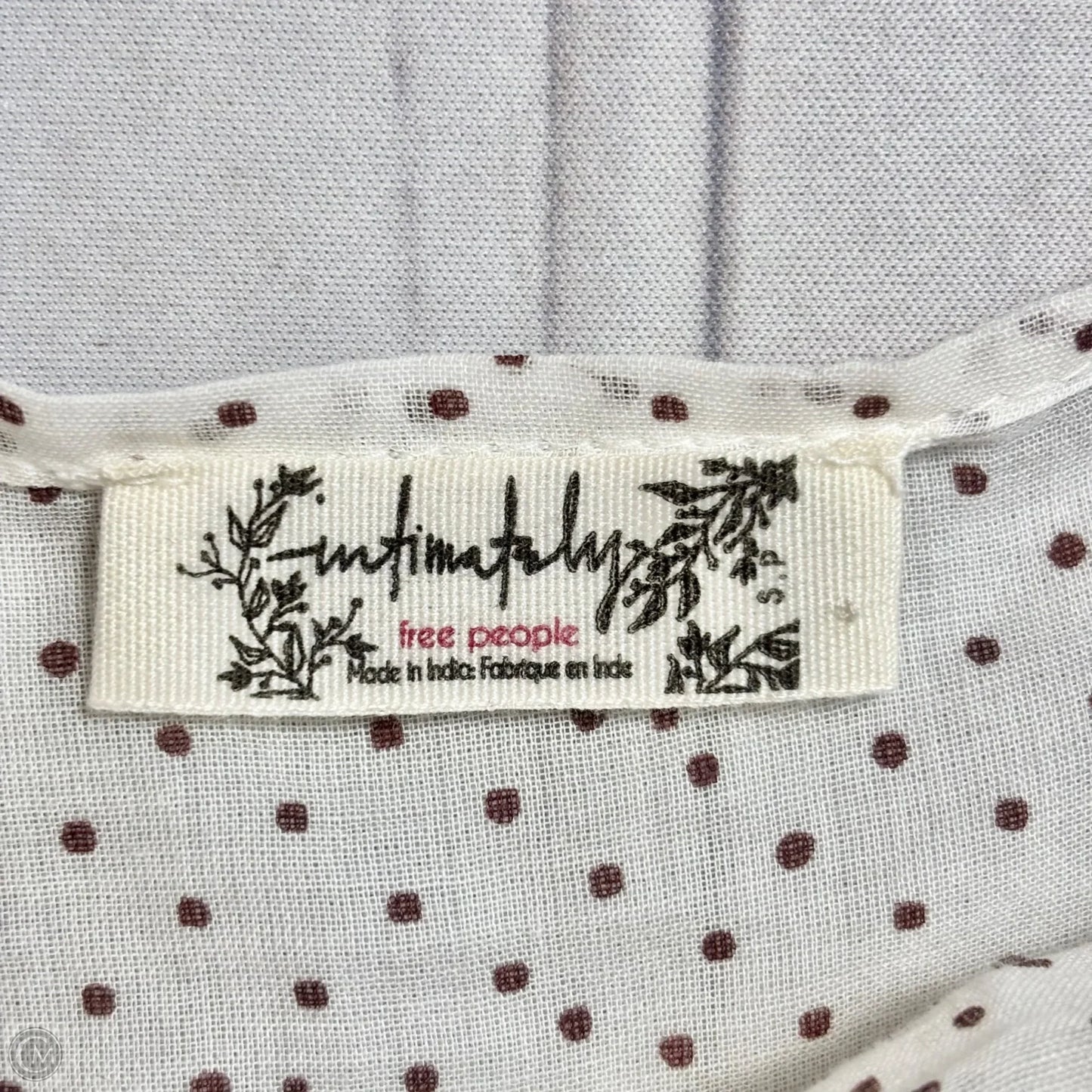 Tunic Sleeveless By Free People In Polkadot Pattern, Size: S