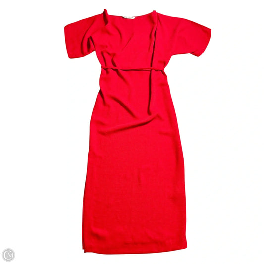 Dress Casual Maxi By Zara In Red, Size: M