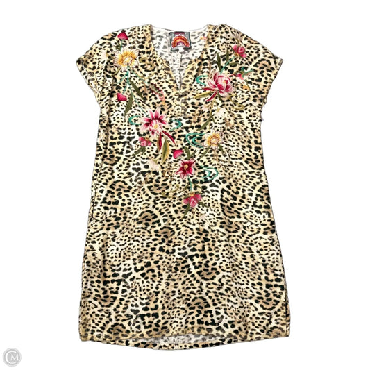 Dress Casual Midi By Johnny Was In Animal Print, Size: Xs