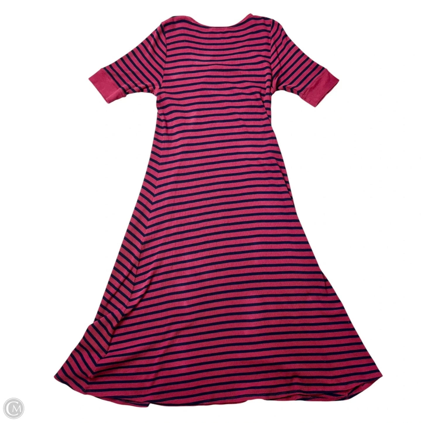 Dress Casual Maxi By Lauren By Ralph Lauren In Striped Pattern, Size: Xxl