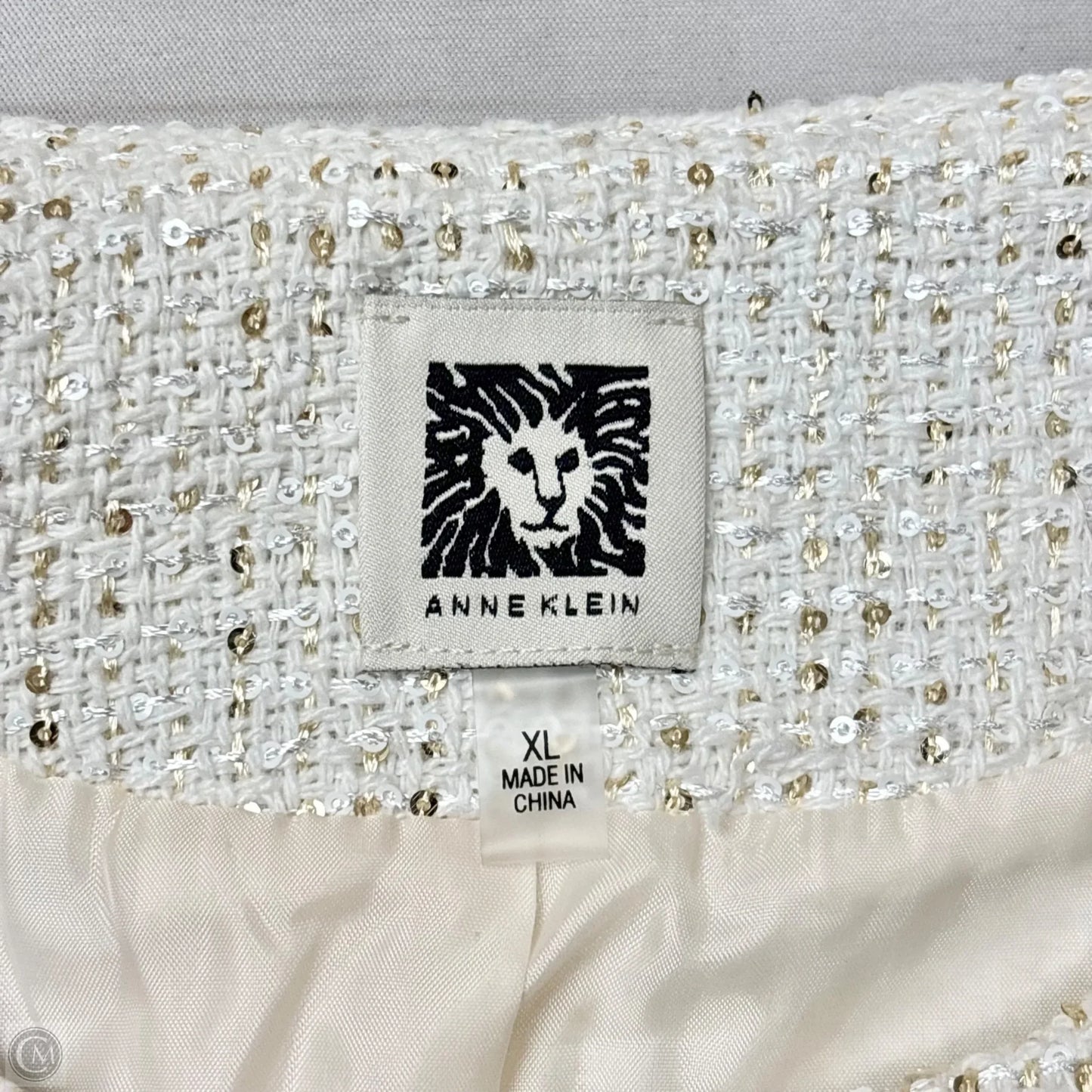 Vest Other By Anne Klein In White, Size: Xl