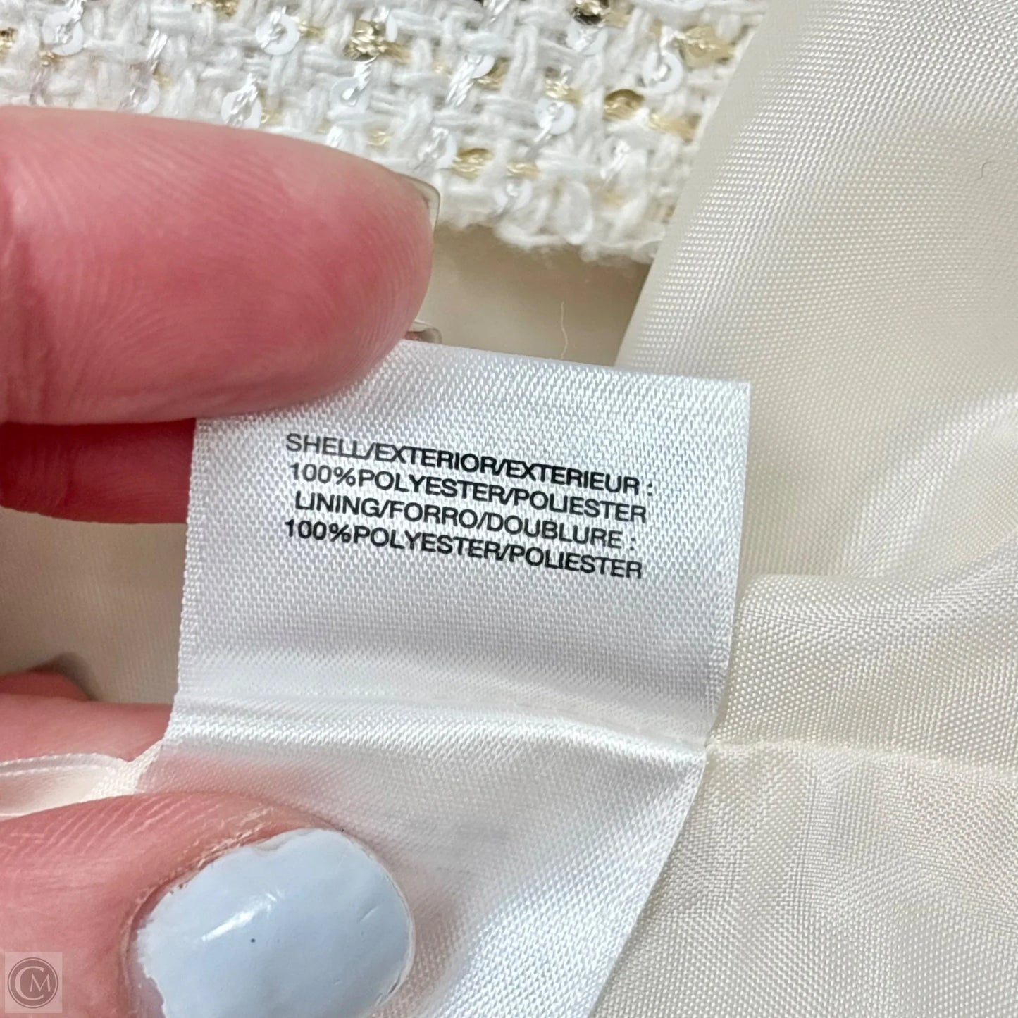 Vest Other By Anne Klein In White, Size: Xl