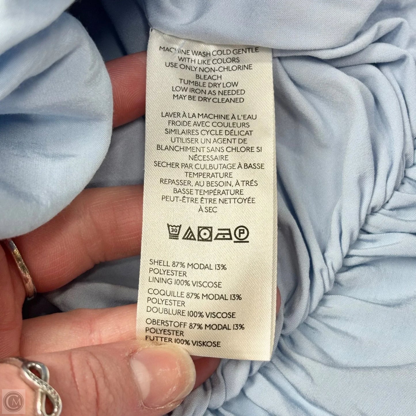 Top Short Sleeve By Maeve In Blue, Size: S
