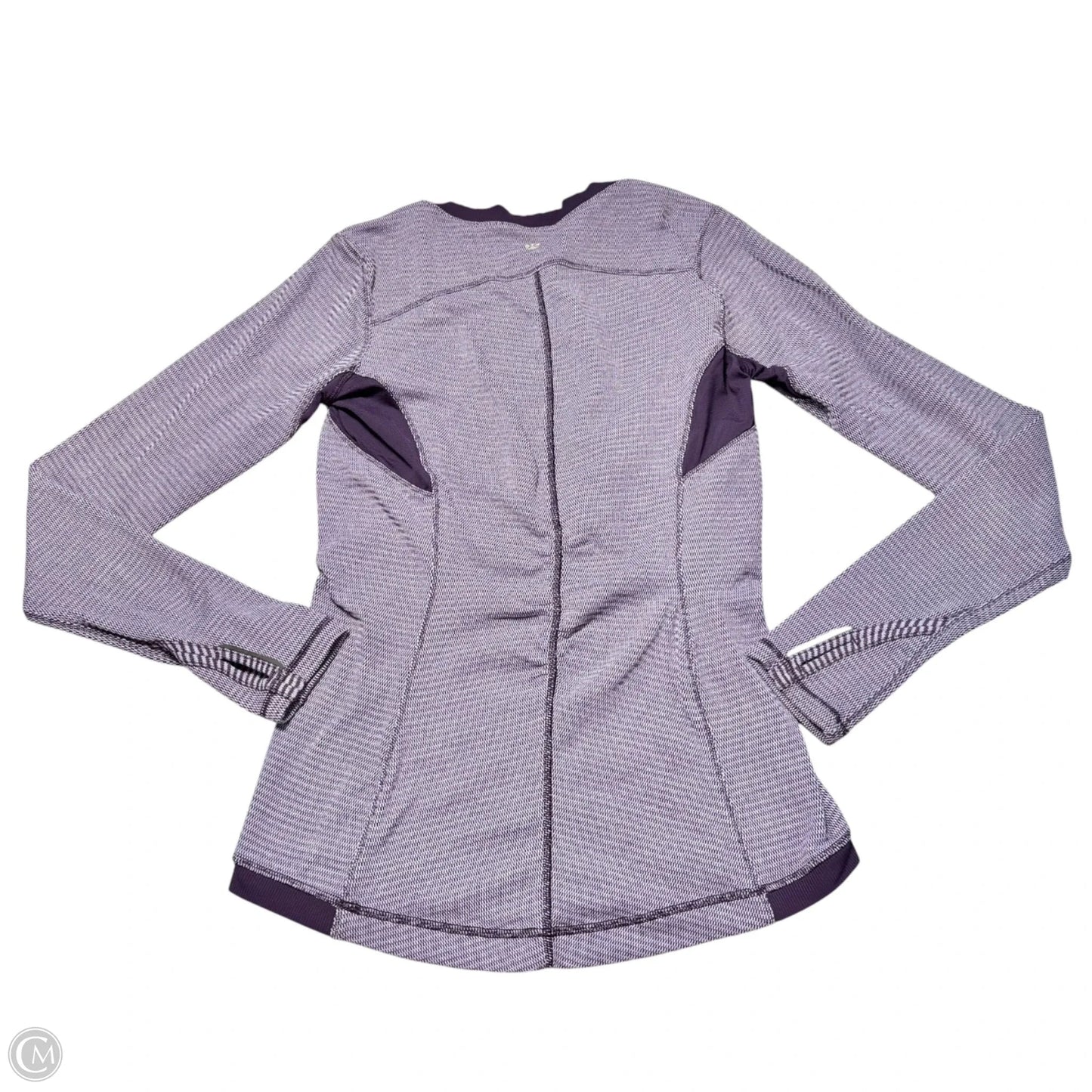 Athletic Top Long Sleeve Crewneck By Lululemon In Purple, Size: M