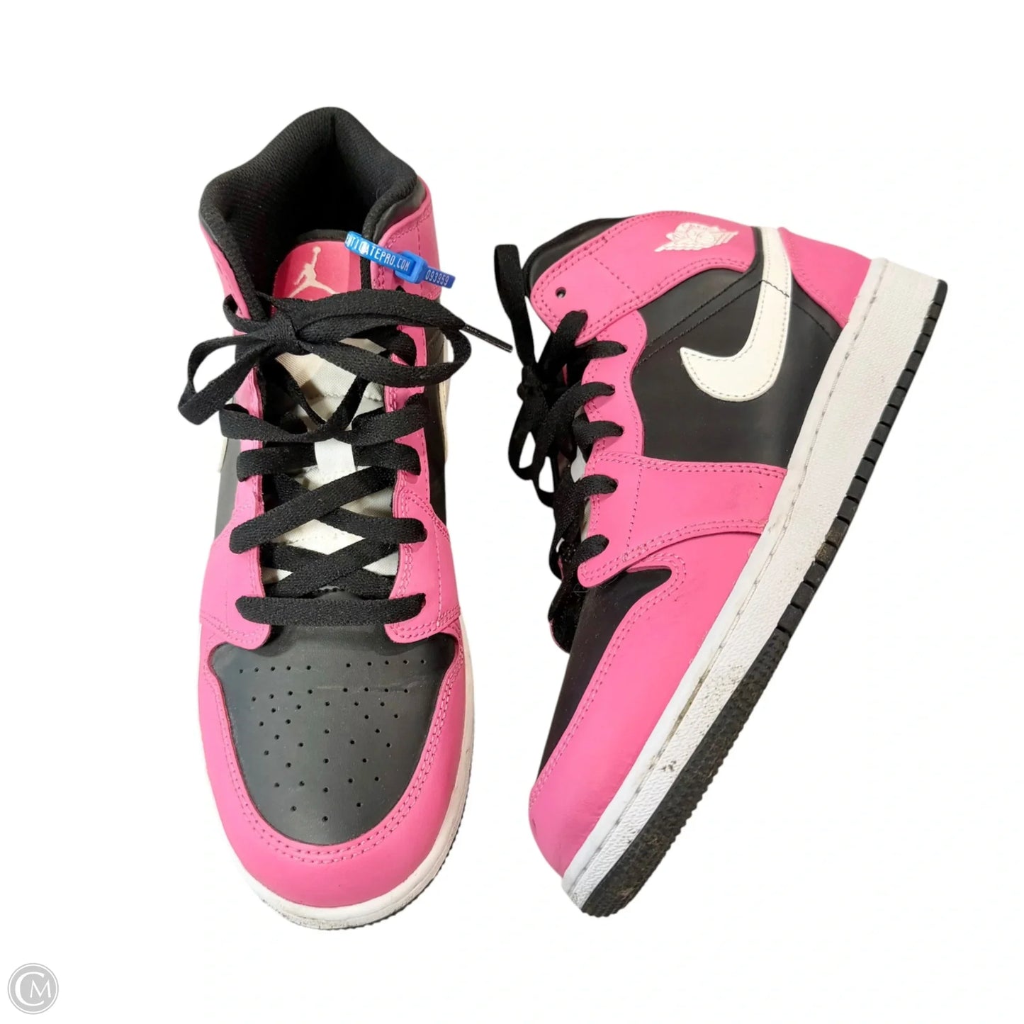 Shoes Luxury Designer By Jordan In Black & Pink, Size: 9