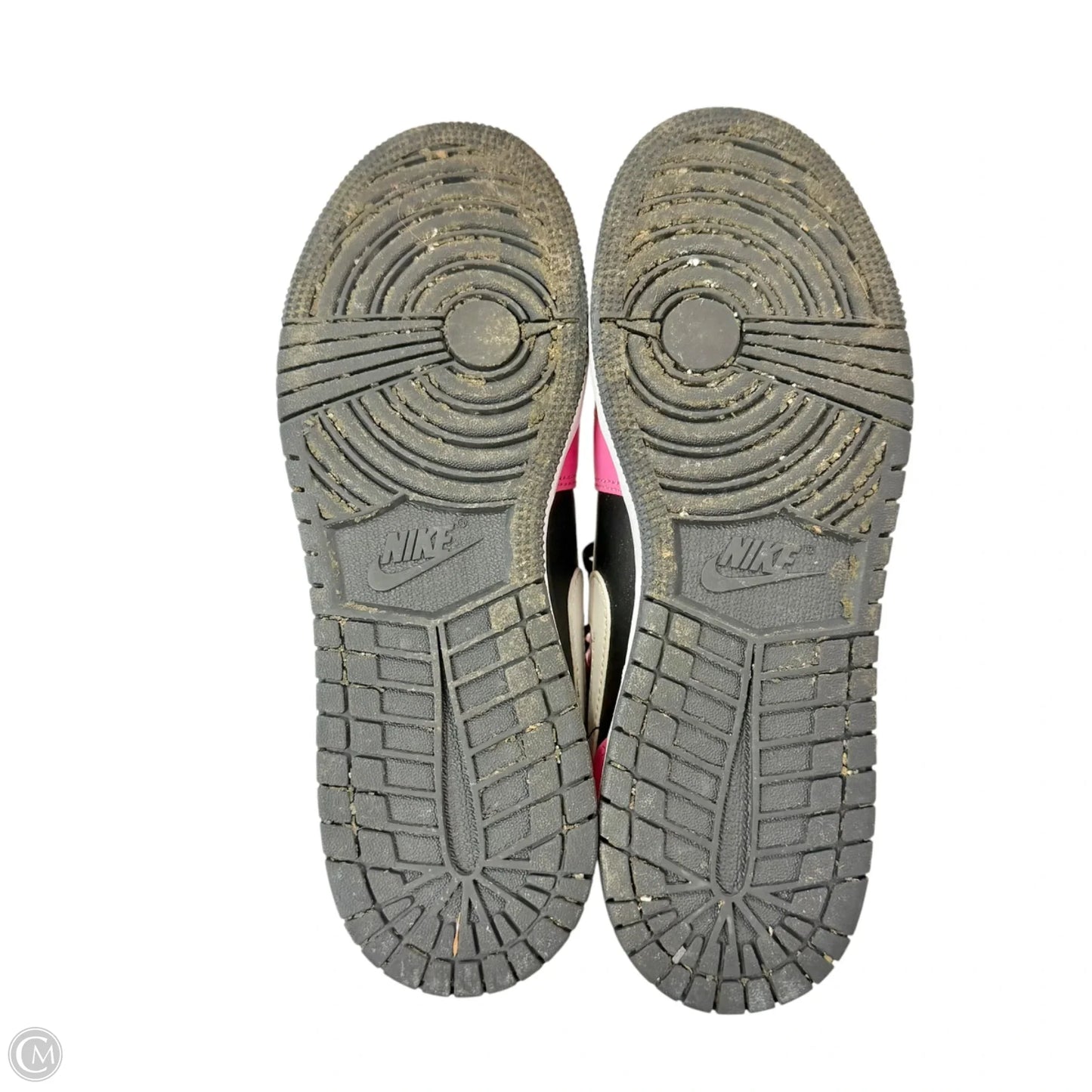 Shoes Luxury Designer By Jordan In Black & Pink, Size: 9