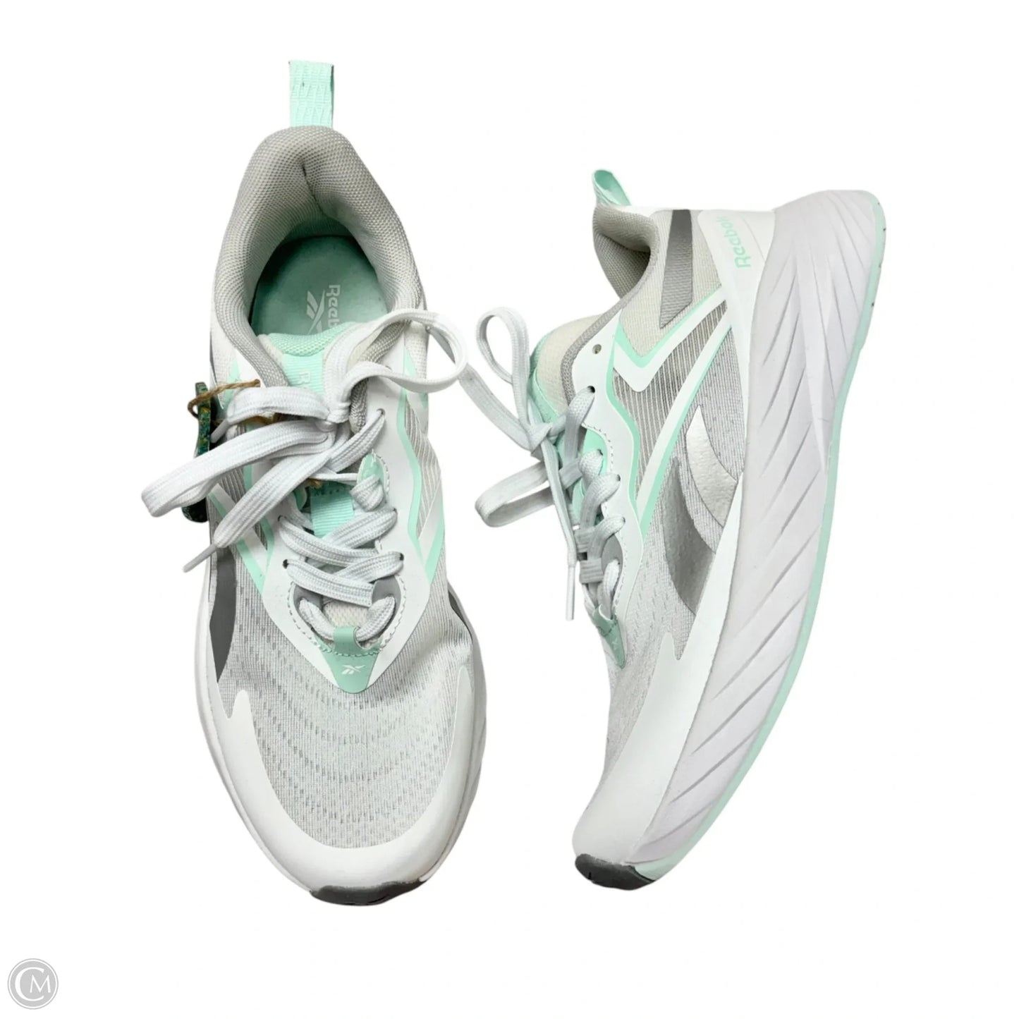 Shoes Athletic By Reebok In Blue & Grey, Size: 9