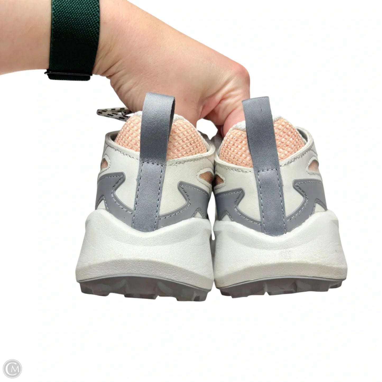 Shoes Athletic By Adidas In Grey & Orange, Size: 9.5